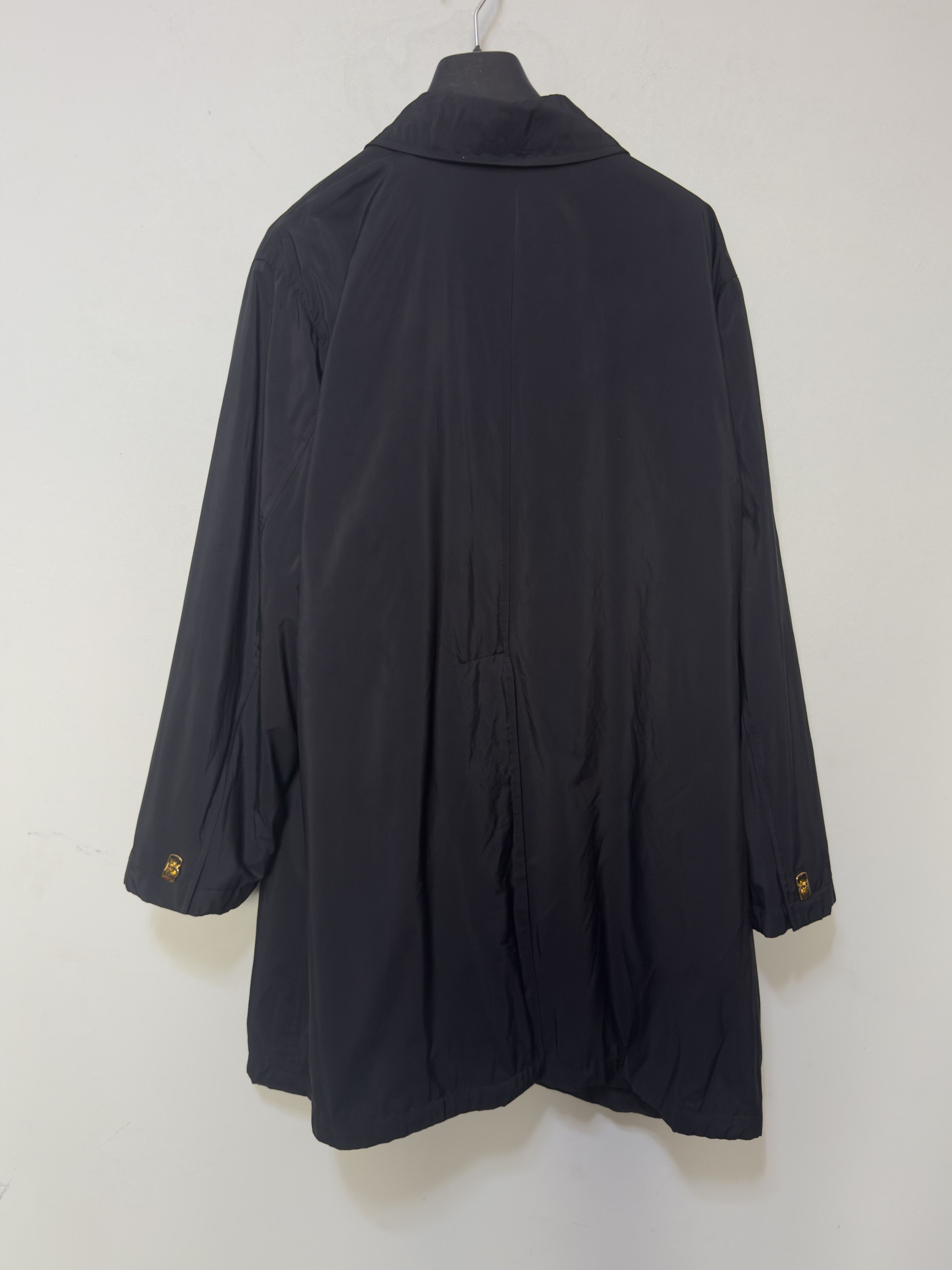 Salvatore Ferragamo 🔥 rare Salvatore Ferragamo nylon black coat jacket size L Size L / US 10 / IT 46 - 8 Thumbnail