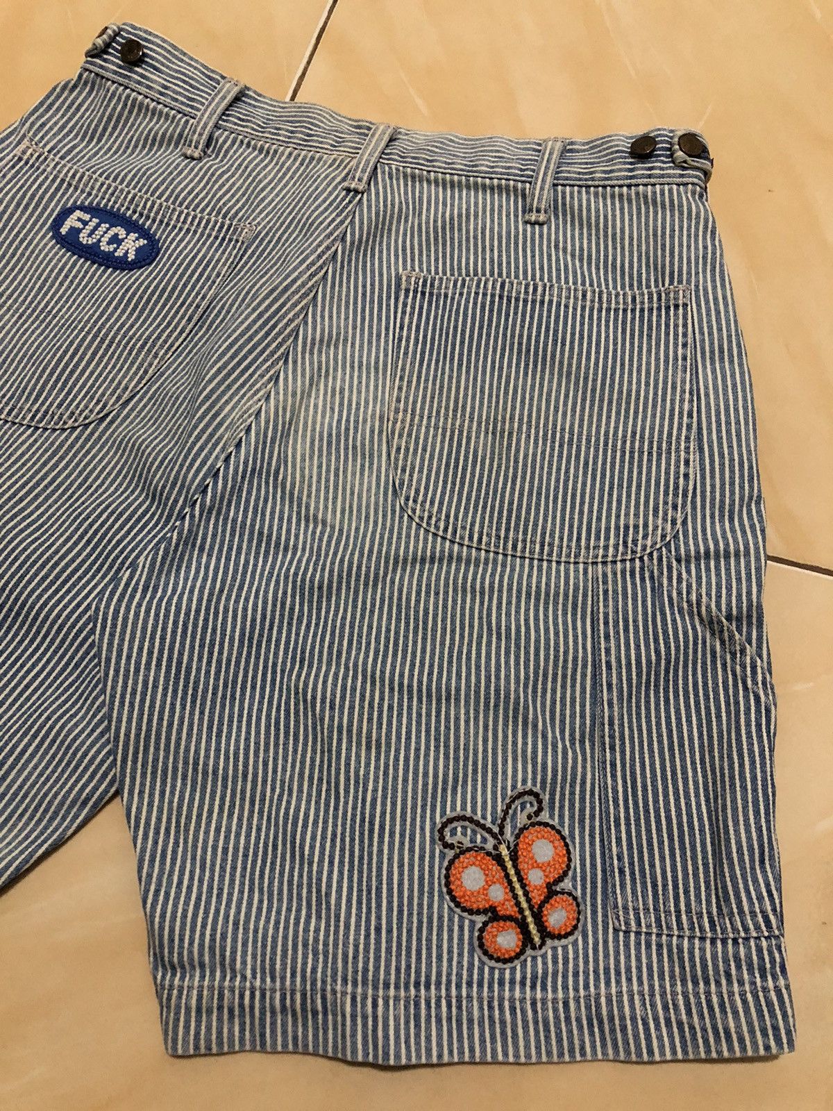 Hysteric Glamour × Japanese Brand Hysteric Glamour Carpenter Strip Embroidered Patch Pant Size US 30 / EU 46 - 6 Thumbnail
