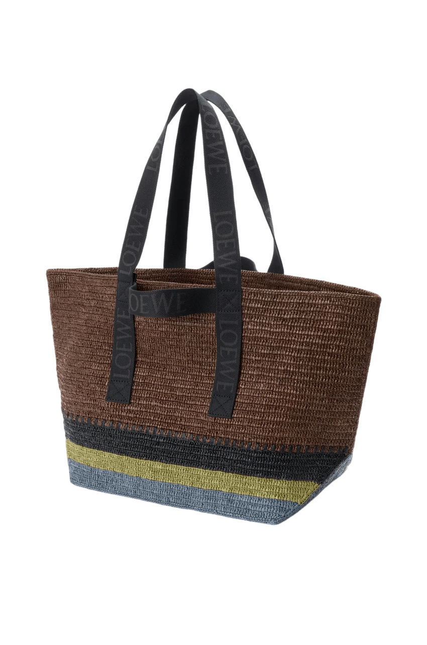 Loewe LOEWE Fold Shopper Brown Raffia Tote Bag New Authentic Size ONE SIZE - 1 Thumbnail