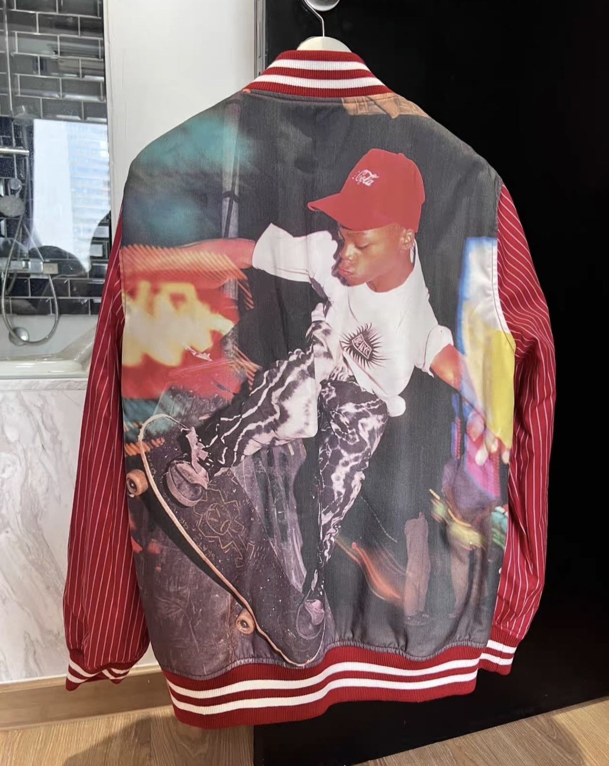 Comme des Garcons Supreme cdg shirt reversible varsity bomber Jacket Size US L / EU 52-54 / 3 - 3 Thumbnail
