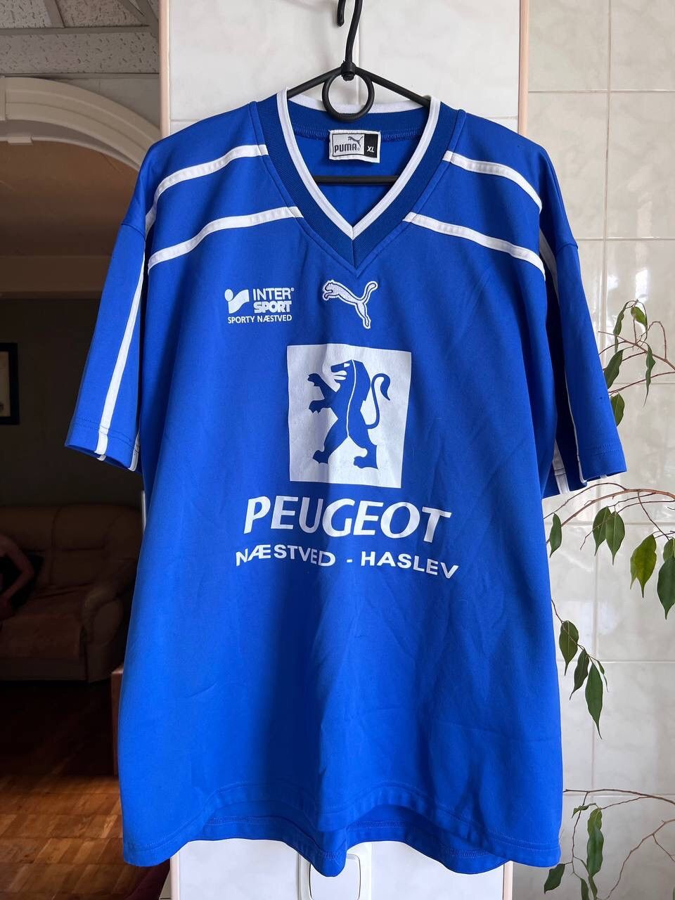 Puma × Vintage Vintage Puma Peugeot Big Logo Soccer Jersey Tee T Shirt Size US XL / EU 56 / 4 - 1 Thumbnail