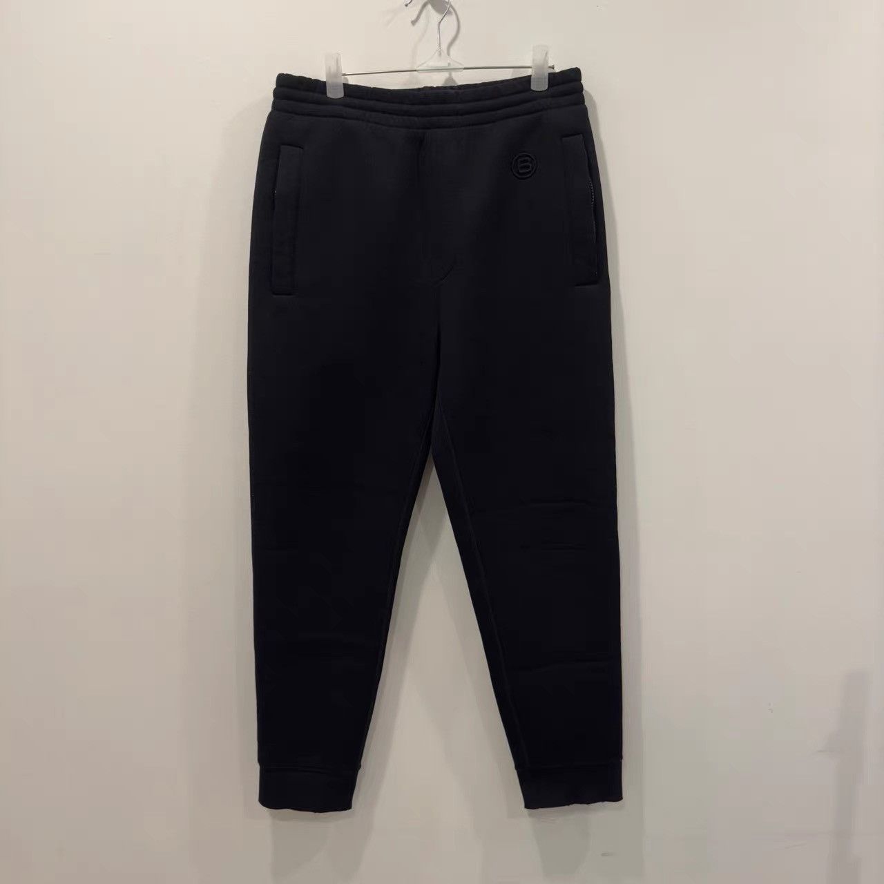Balenciaga Balenciaga Black B-Embroidered Sweatpants K28 Size US 29 - 1 Thumbnail