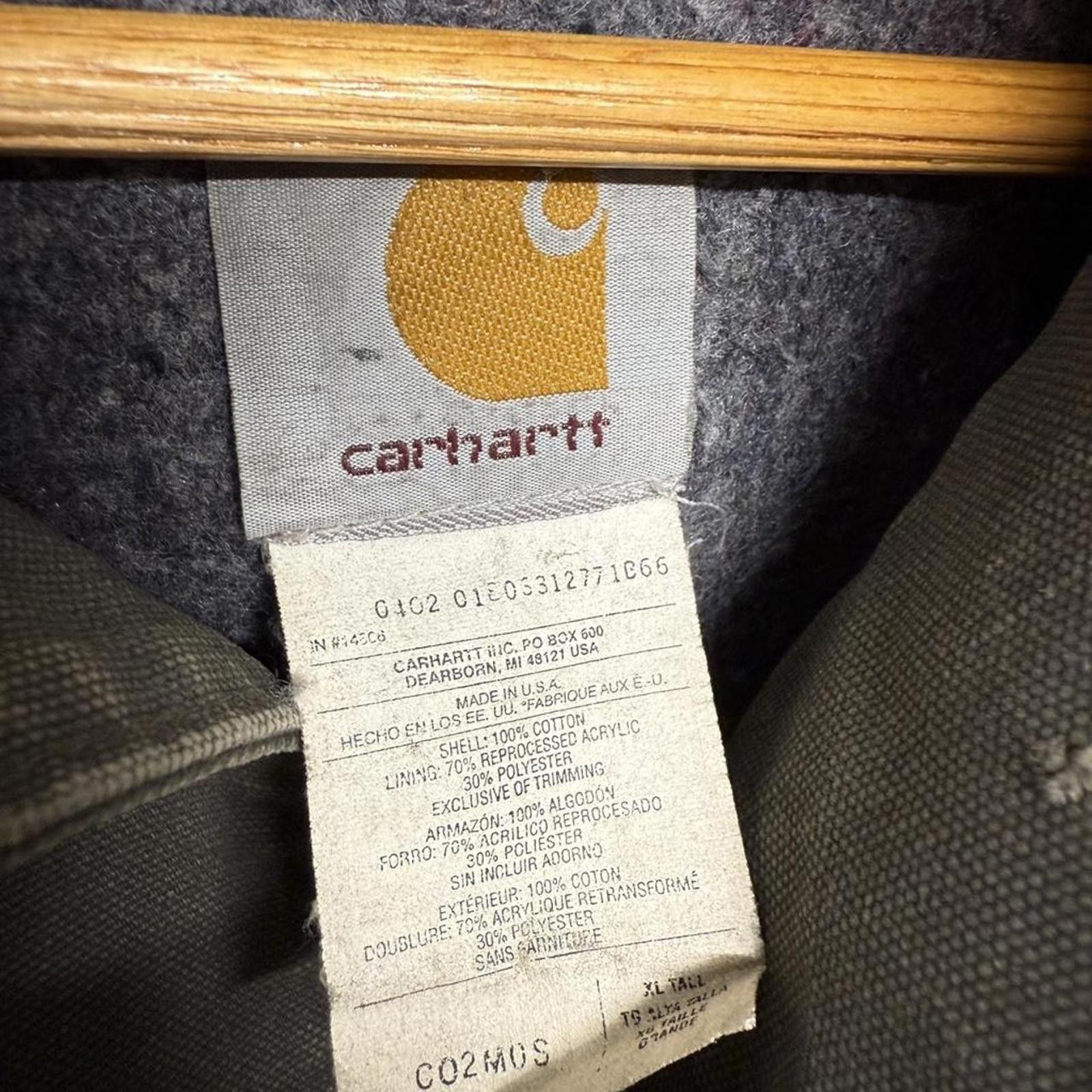 Carhartt 2000s Carhartt blanket lined jacket in moss XL Tall Size US XL / EU 56 / 4 - 7 Thumbnail