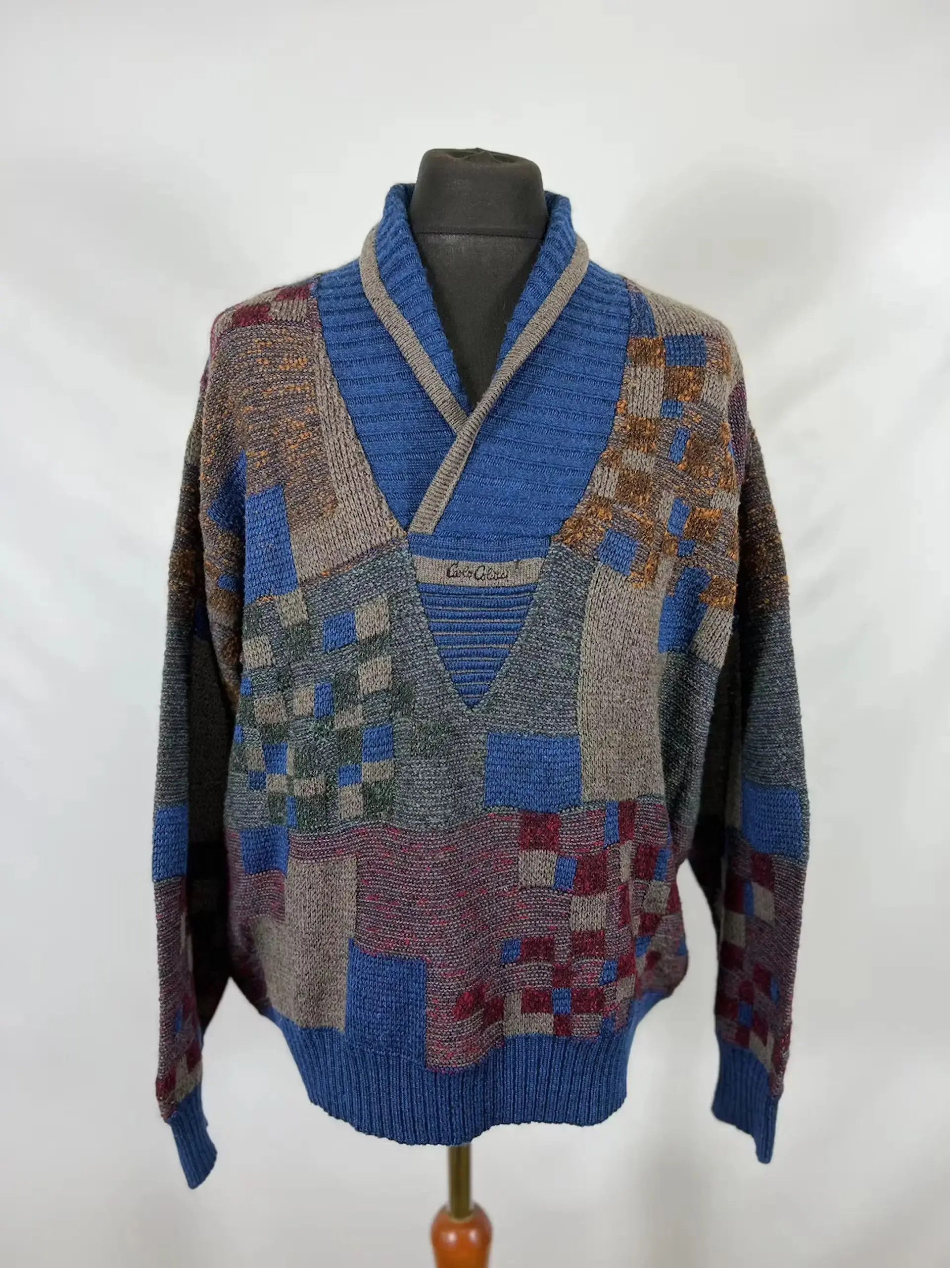 Carlo Colucci × Designer Vintage Carlo Colucci knit sweater Size US L / EU 52-54 / 3 - 1 Thumbnail