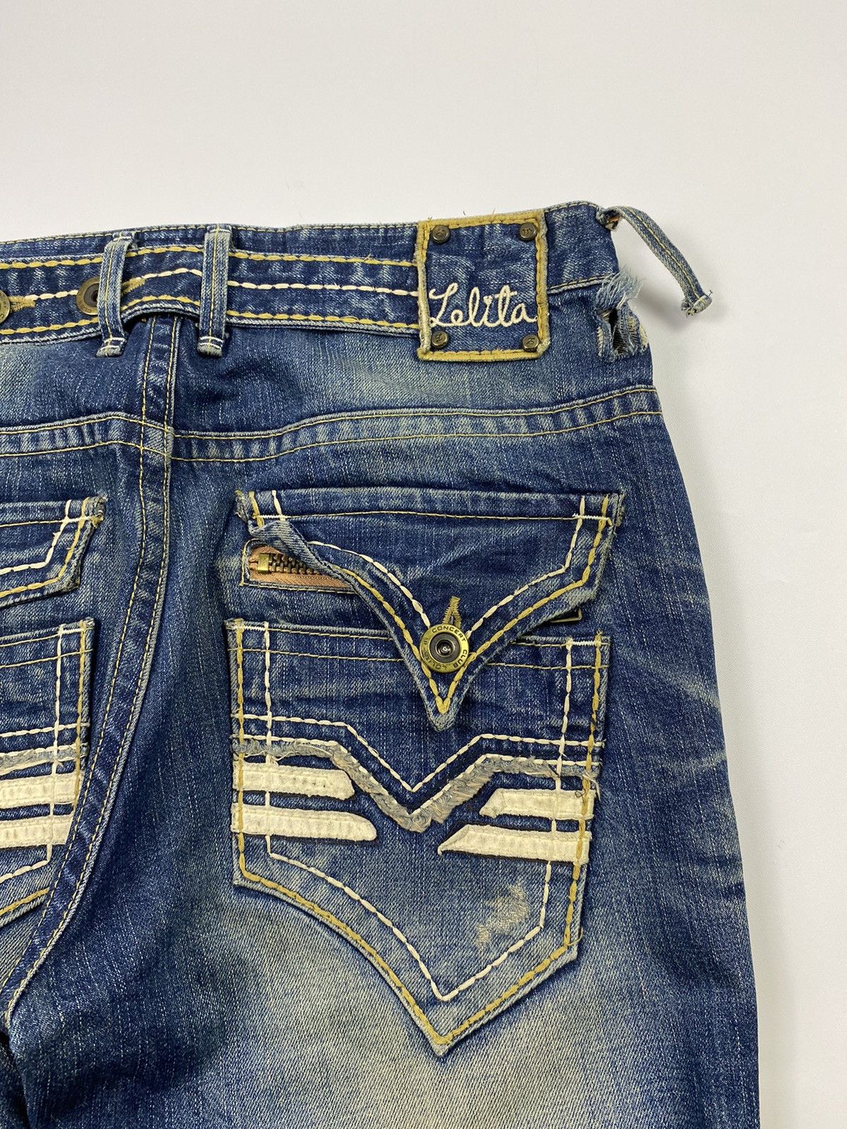 Isamu Katayama Backlash Lolita mudwash jeans pant japanese brand Size US 34 / EU 50 - 7 Thumbnail