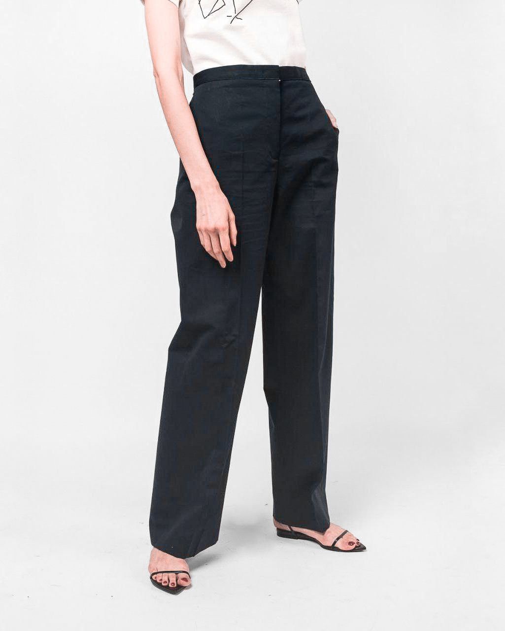 Jil Sander Cotton trousers JIL SANDER Size 26" / US 2 / IT 38 - 5 Thumbnail