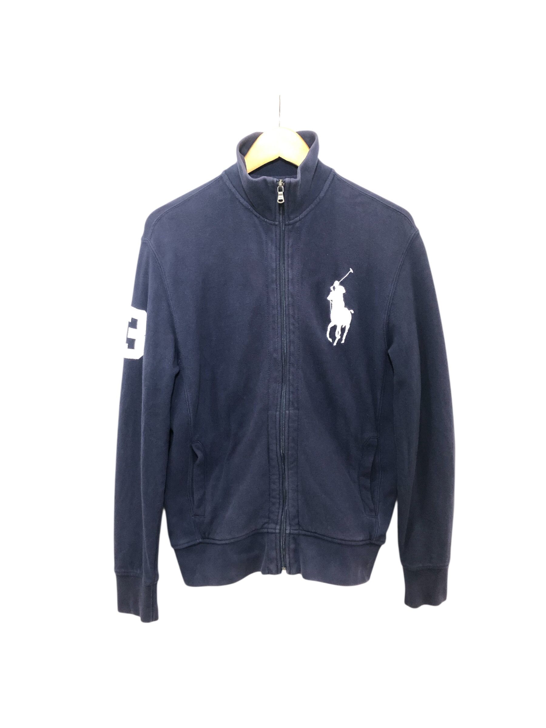 Polo Ralph Lauren Vintage Ralph Lauren Big Pony Zip-Up Jacket Navy Blue Size US M / EU 48-50 / 2 - 1 Thumbnail