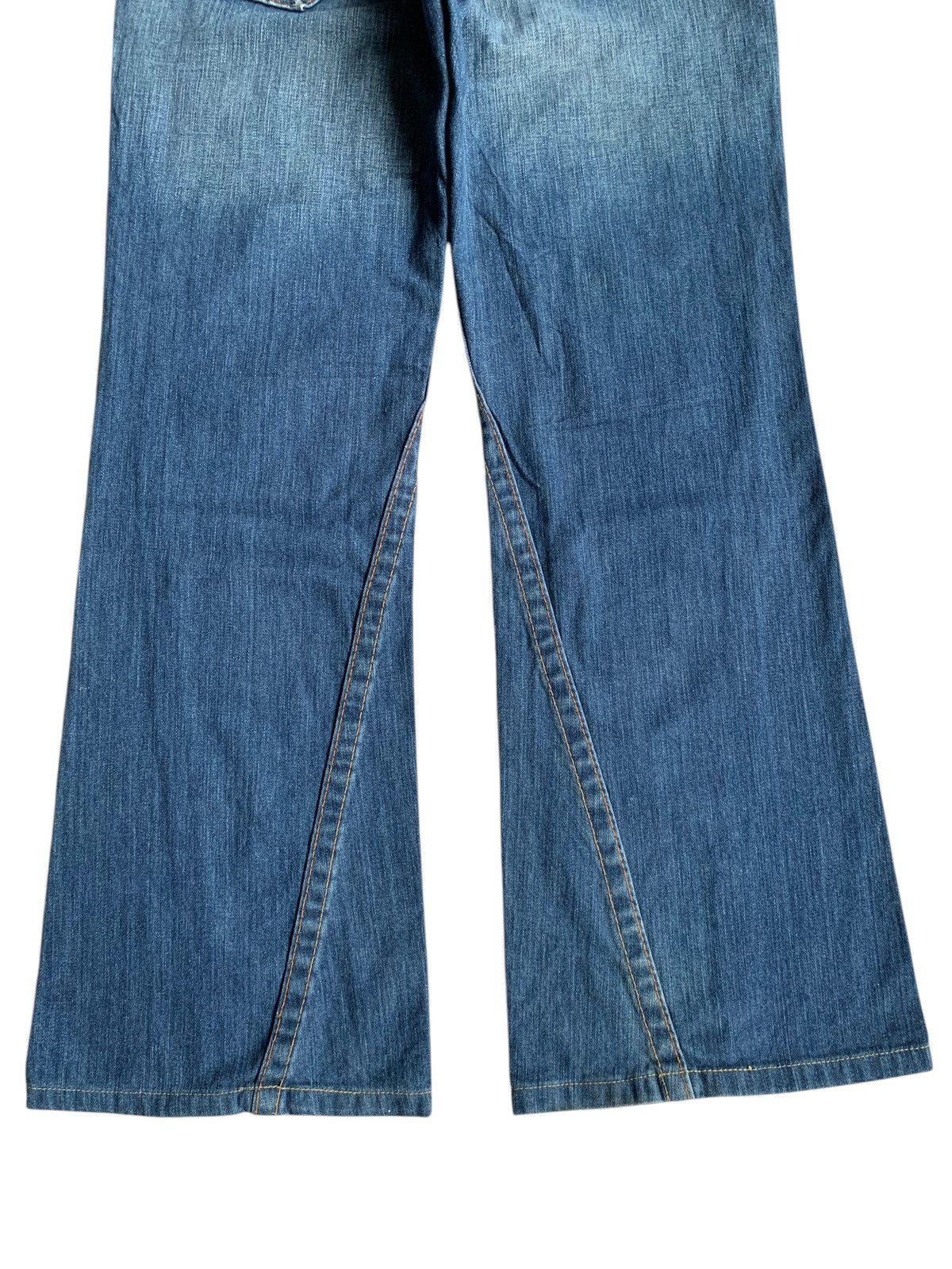 Japanese Brand FLARE 💥 TRUE RELIGION MADE IN USA PUNK STYLE DENIM JEANS Size US 34 / EU 50 - 8 Thumbnail