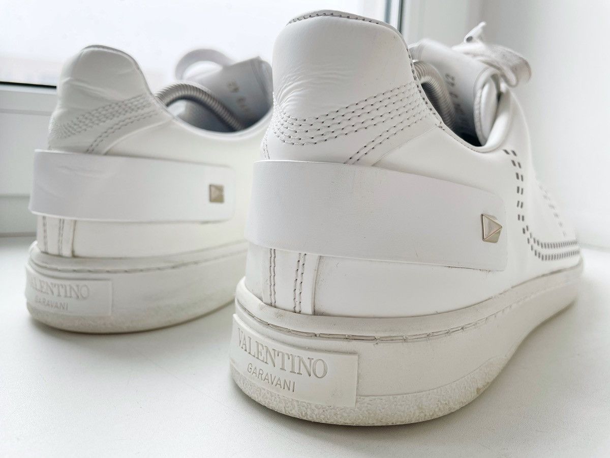 Valentino Valentino Garavani Men Basic White Leather Shoes Backnet 42 Size US 9 / EU 42 - 6 Thumbnail