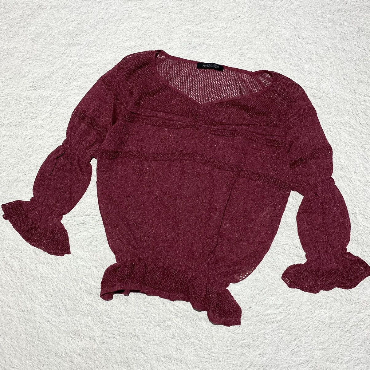 Hysteric Glamour 💥RARE💥 Vintage hysteric glamour 2000s mesh top Size S / US 4 / IT 40 - 2 Thumbnail