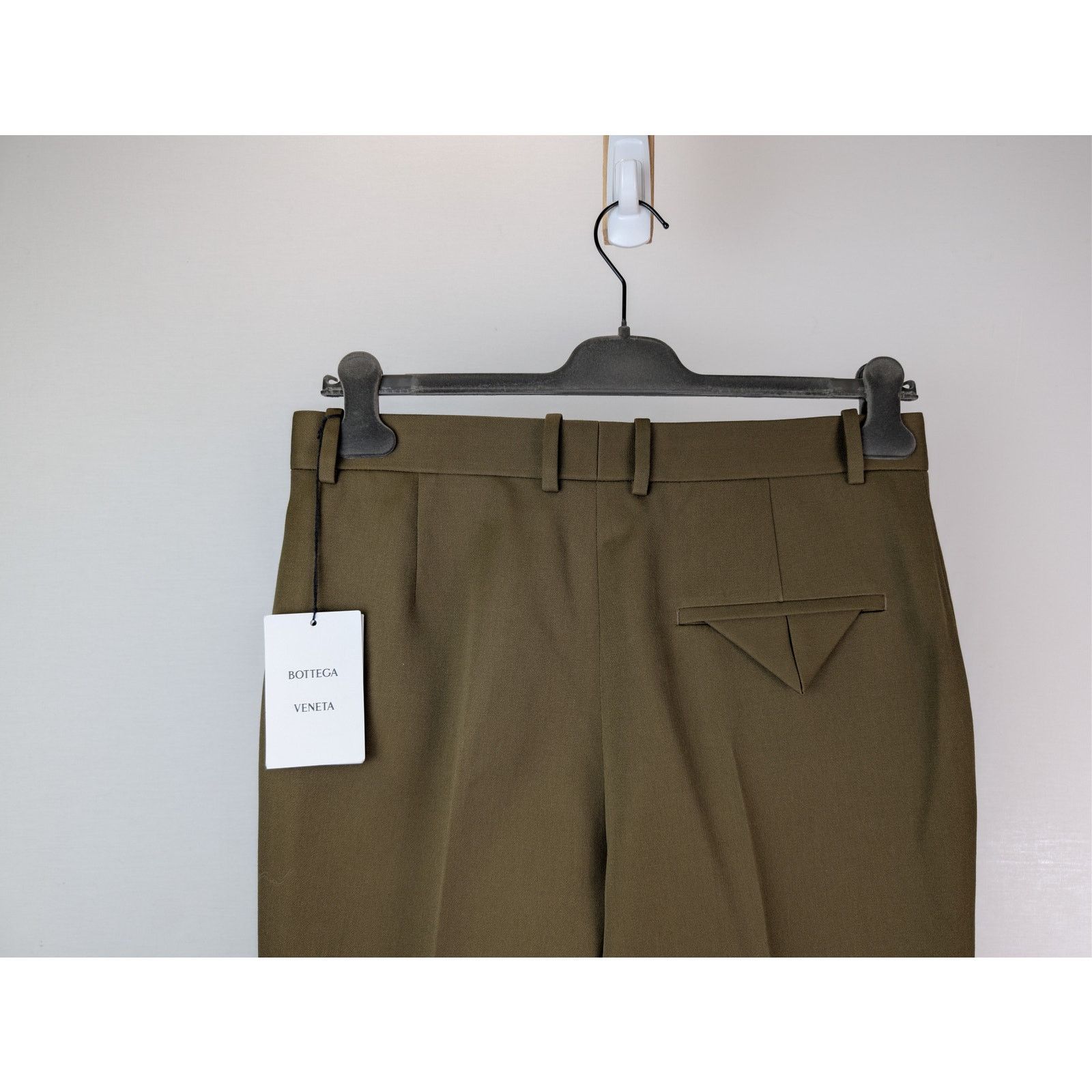 Bottega Veneta o1rshd1 Sartorial Grain de Poudre Trousers in Liana Size US 32 / EU 48 - 12 Thumbnail