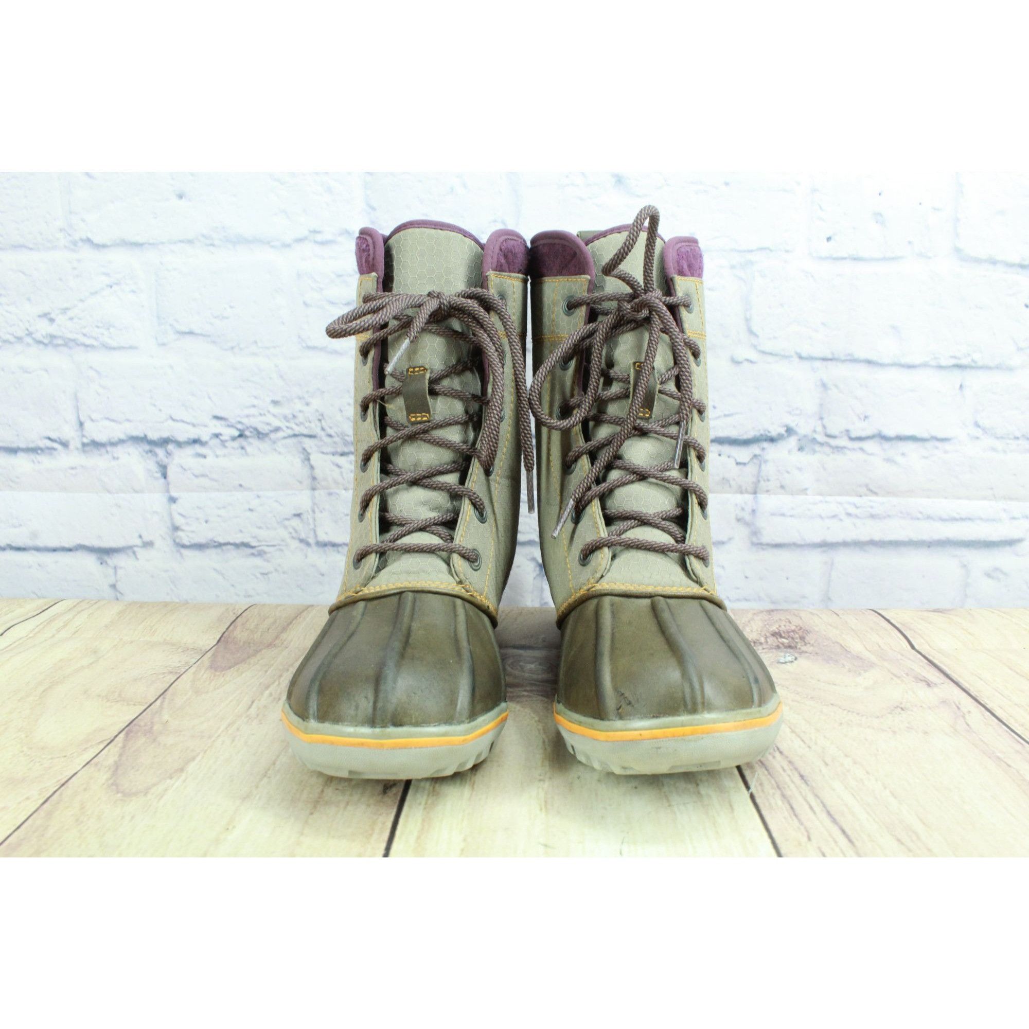 L.L. Bean LL Bean Brown Waterproof Mid-Calf Duck Boots Size US 6 / IT 36 - 4 Thumbnail