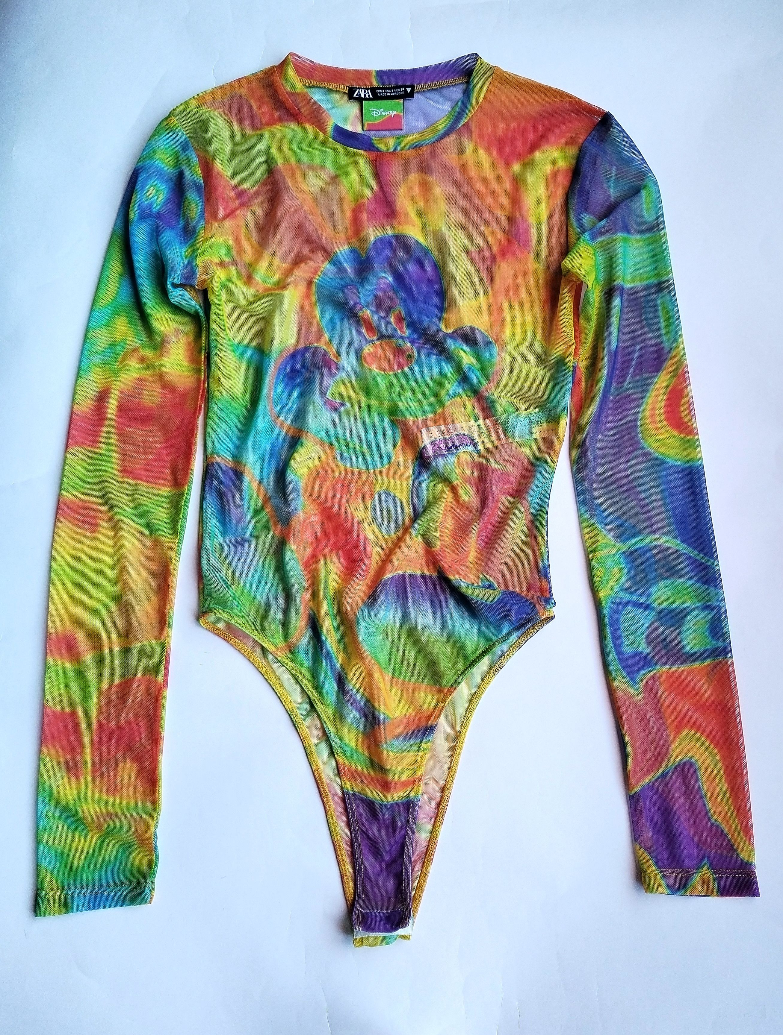 Disney Mickey Mouse Y2K mesh bodysuit Size S / US 4 / IT 40 - 8 Thumbnail