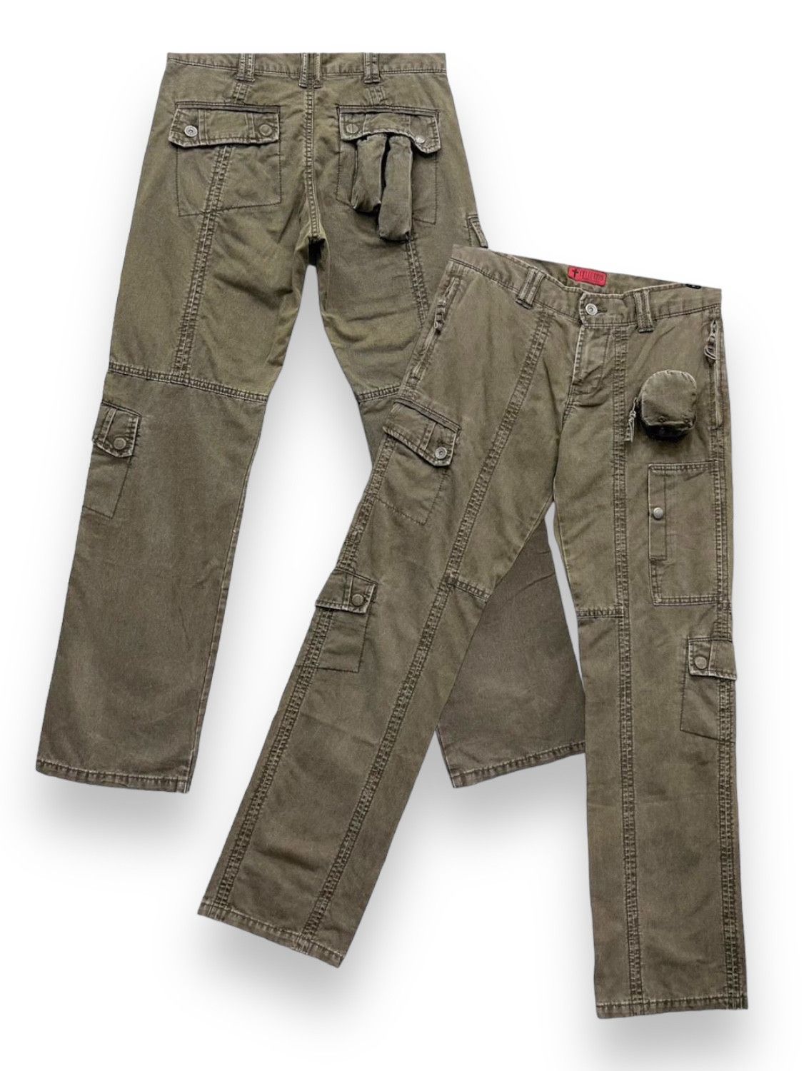 Japanese Brand 💥RARE🔥CELULLOID Designer Multipocket Tactical Cargo Pants Size US 29 - 1 Thumbnail