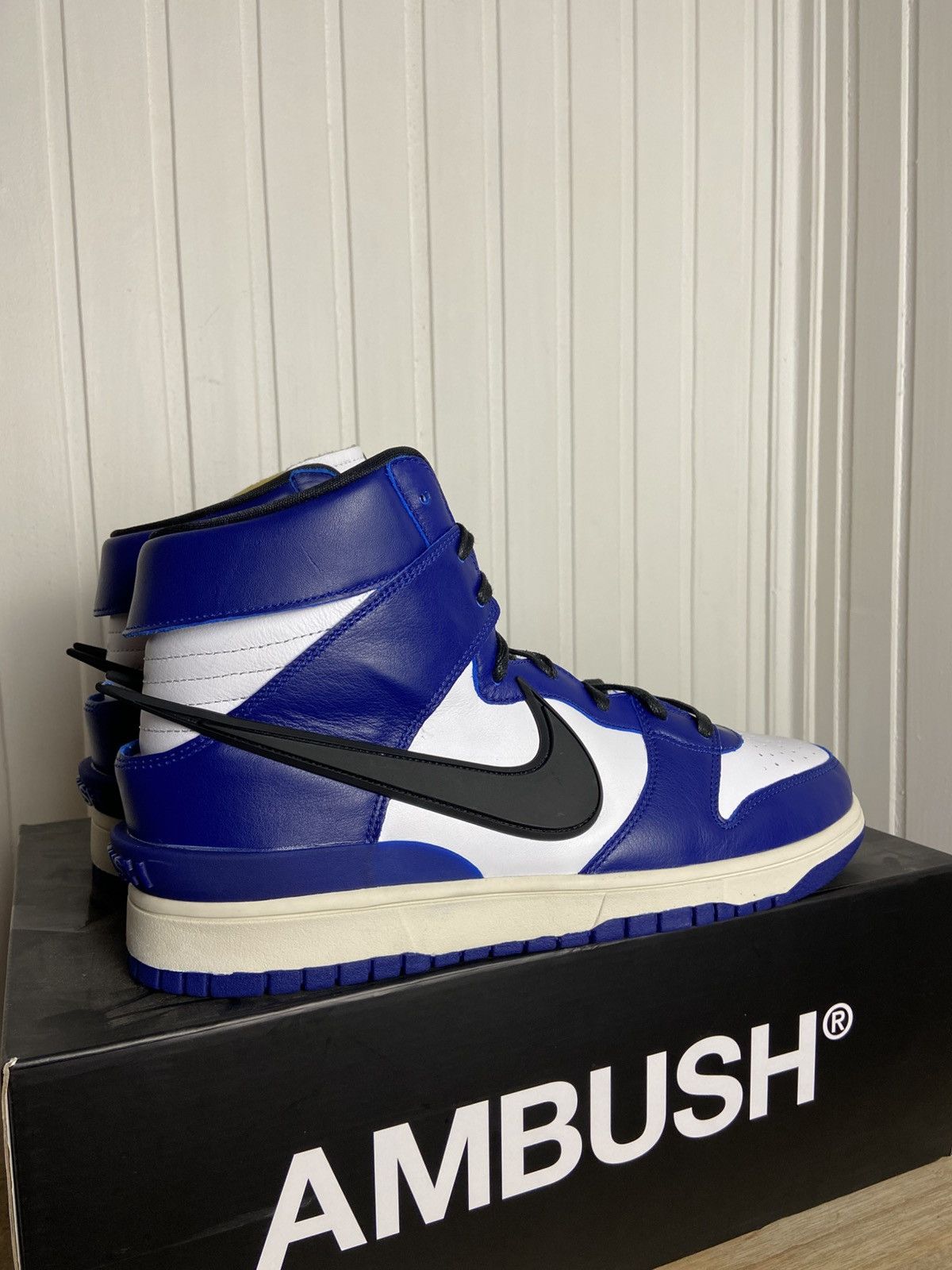 Ambush Design × Nike New Nike Dunk Hi Ambush Deep Royal authentic size 11,5US Size US 11.5 / EU 44-45 - 6 Thumbnail