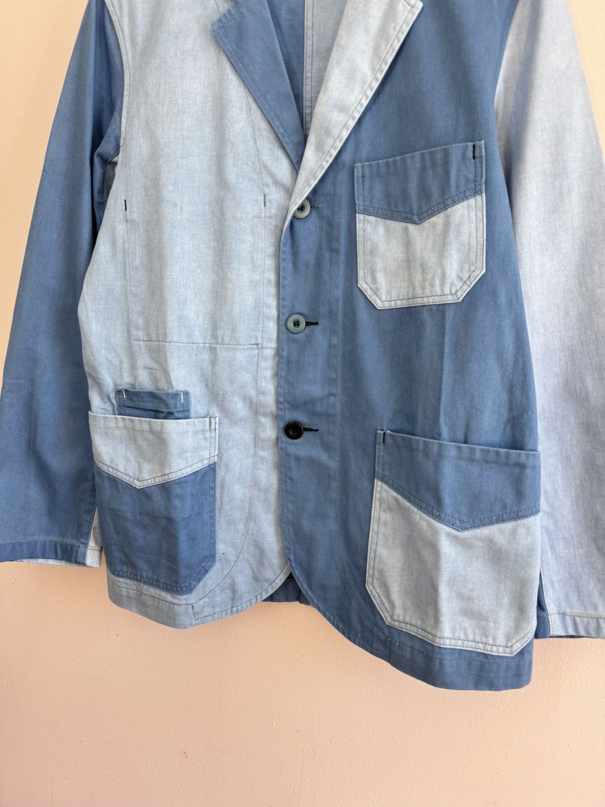 Arpenteur × CHCM Arpenteur Patchwork Blazer 48 Kapital EG French Workwear Size US S / EU 44-46 / 1 - 3 Thumbnail