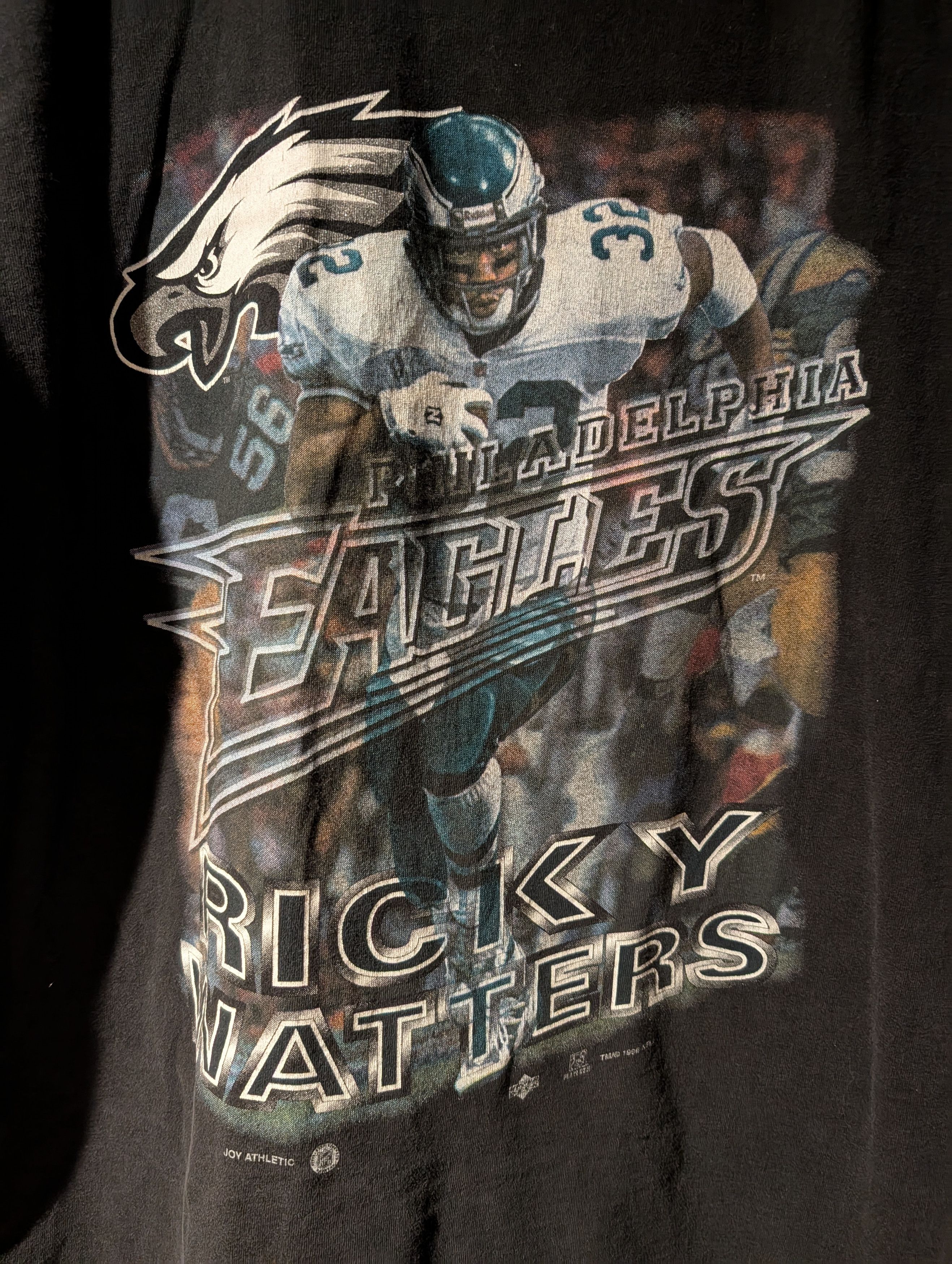 NFL Vintage 1996 Philadelphia Eagles NFL Ricky Watters T-Shirt Size US L / EU 52-54 / 3 - 2 Thumbnail