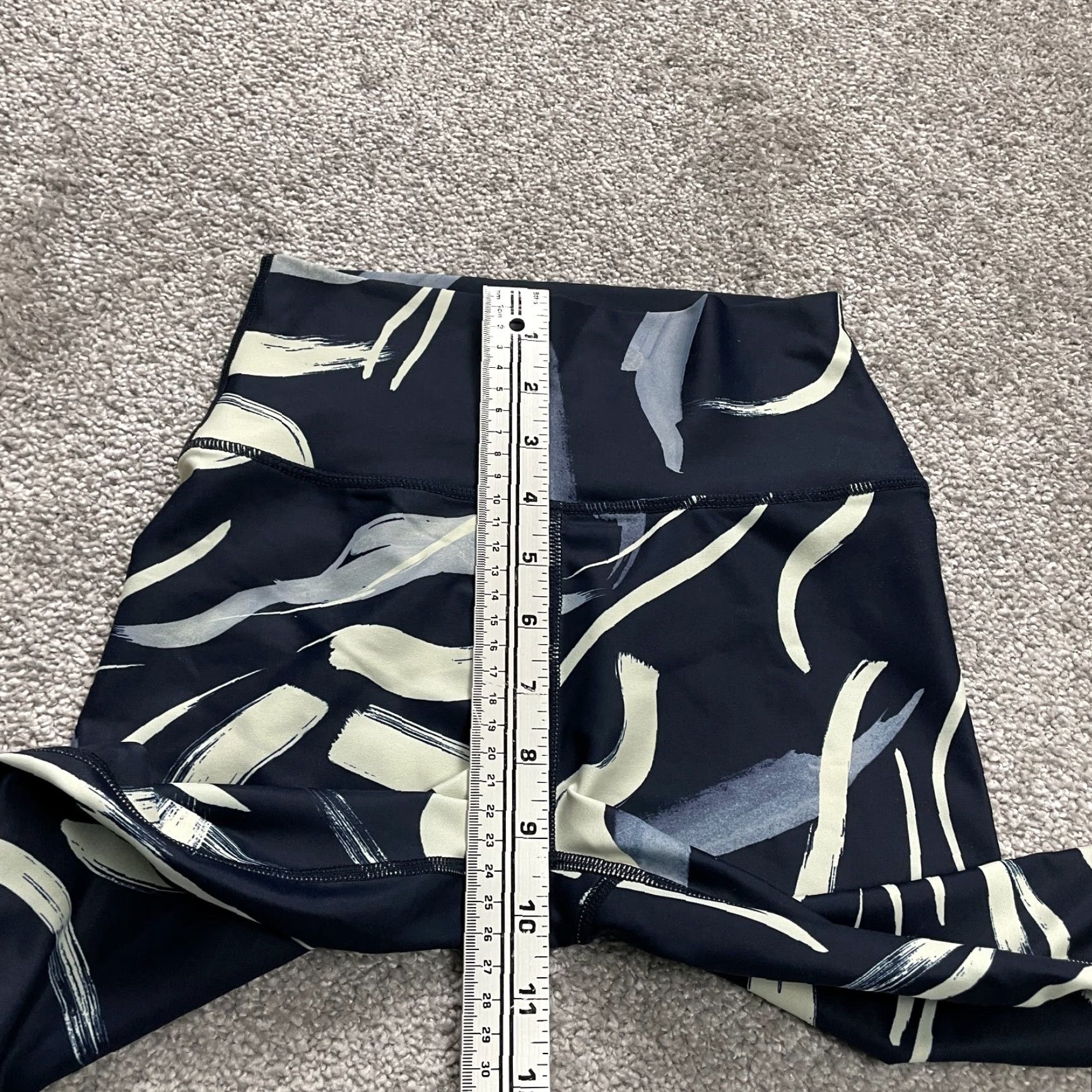 Vintage VINTAGE? (No) Sage Compression Active Leggings Womens XS Multi Geometric Athletic Gym 20x23 Size 26" / US 2 / IT 38 - 4 Thumbnail