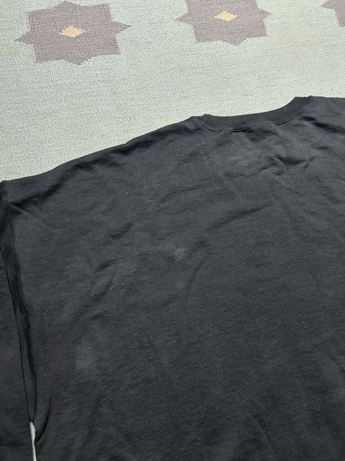 Hanes Hanes eco smart crewneck sweatshirt blank blac soft cozy 5XL Size US XXL / EU 58 / 5 - 9 Thumbnail