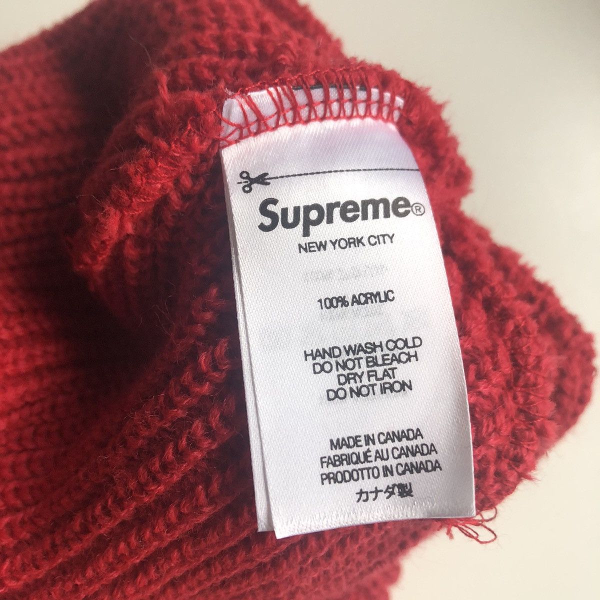 Supreme Supreme BLANK Loose Gauge Beanie Size ONE SIZE - 3 Thumbnail