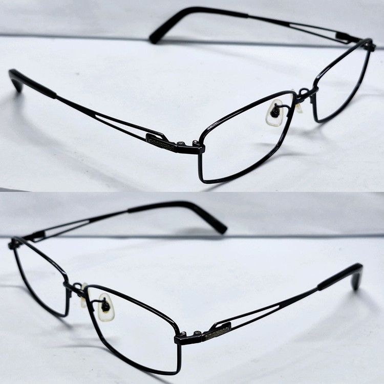 Other VINTAGE INCLUSE Midnight Blue Square Glasses Grid Hinge Size ONE SIZE - 2 Thumbnail