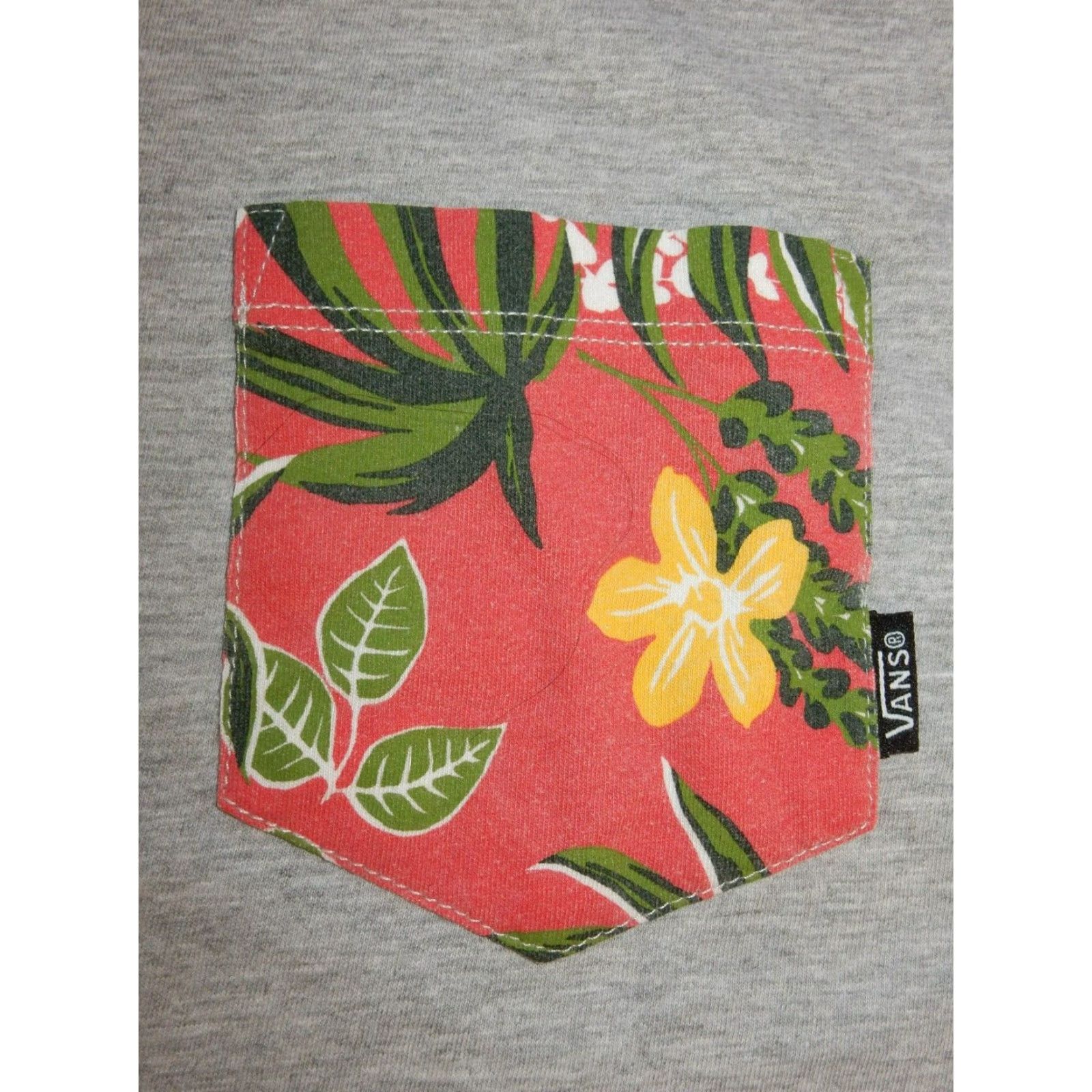 Vans VANS T Shirt Mens Large Gray Short Sleeve Size US L / EU 52-54 / 3 - 2 Thumbnail