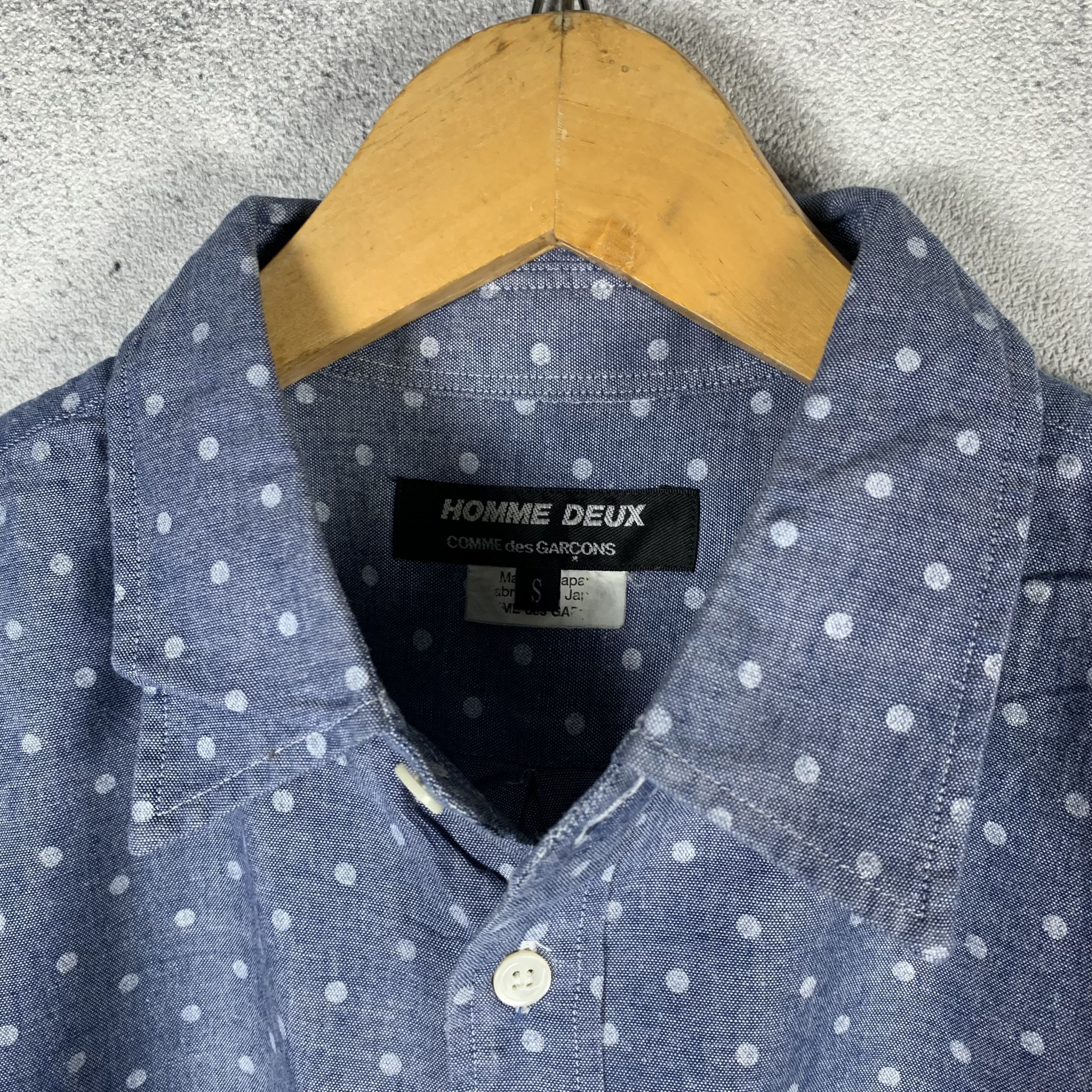 Comme des Garcons HOMME DEUX Comme Des Garcons Polkadot Chambray Shirt Size US S / EU 44-46 / 1 - 3 Thumbnail
