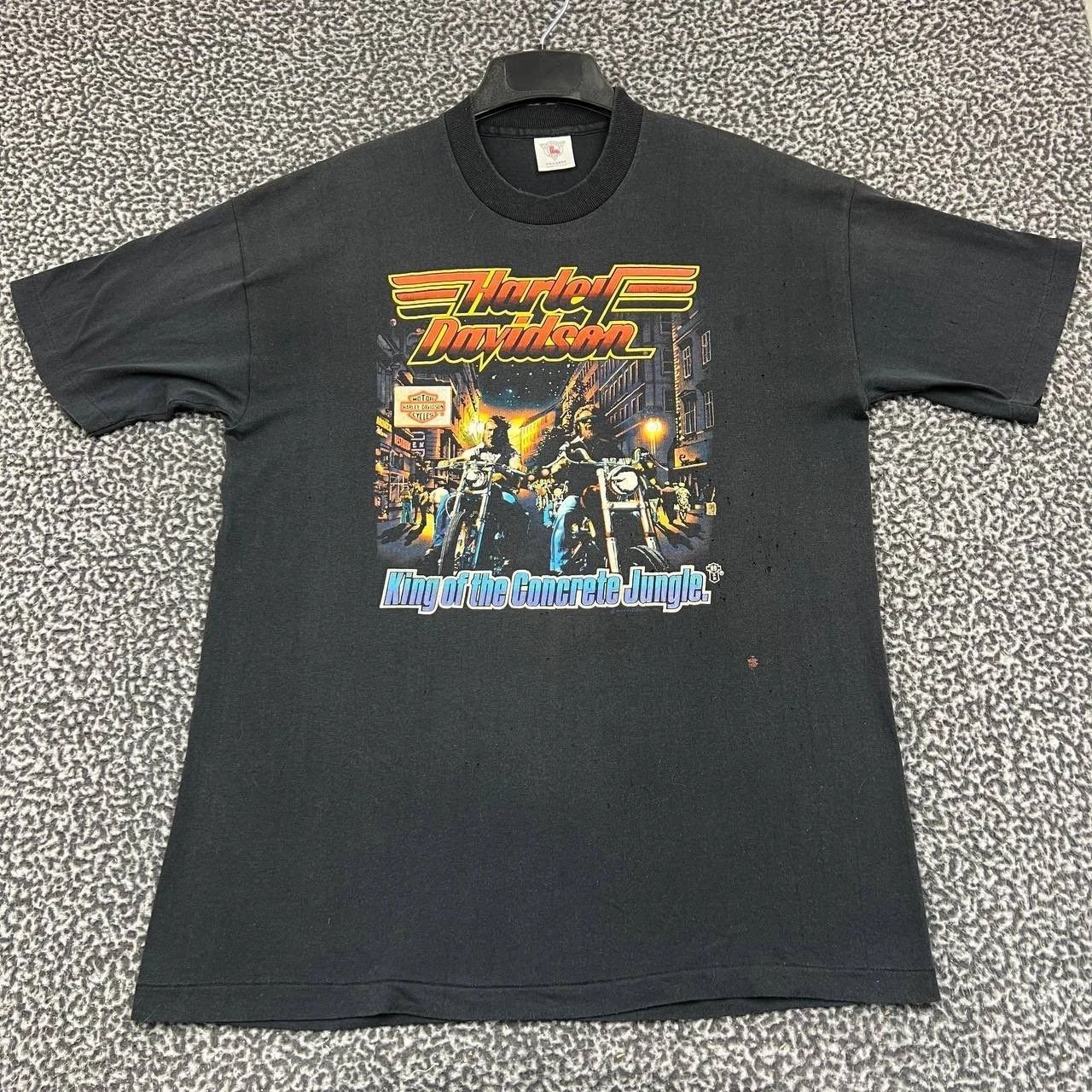 Vintage Harley Davidson Shirt Men Holoubek Crew Neck 2XL