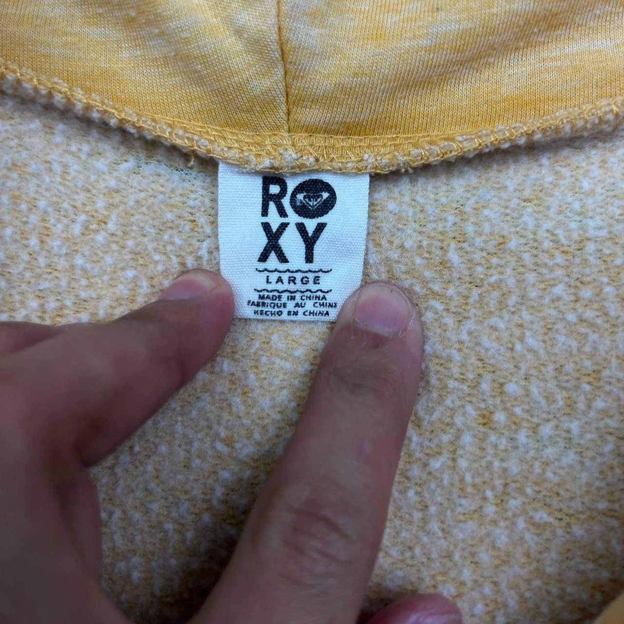 Other Roxy Hoodie Women Yellow Hawaiian Pullover Zip Pocket L Size L / US 10 / IT 46 - 3 Thumbnail