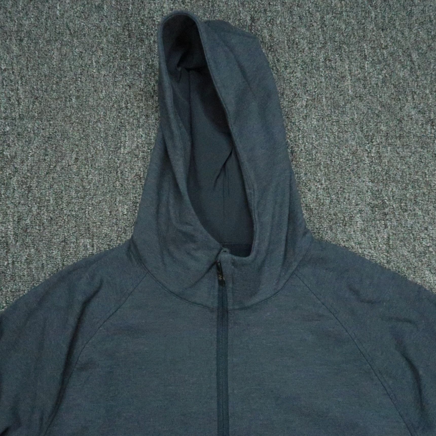 Lululemon Lululemon Hoodie Mens Large Blue City Sweat Full Zip Pockets Terry Hooded Size US L / EU 52-54 / 3 - 2 Thumbnail