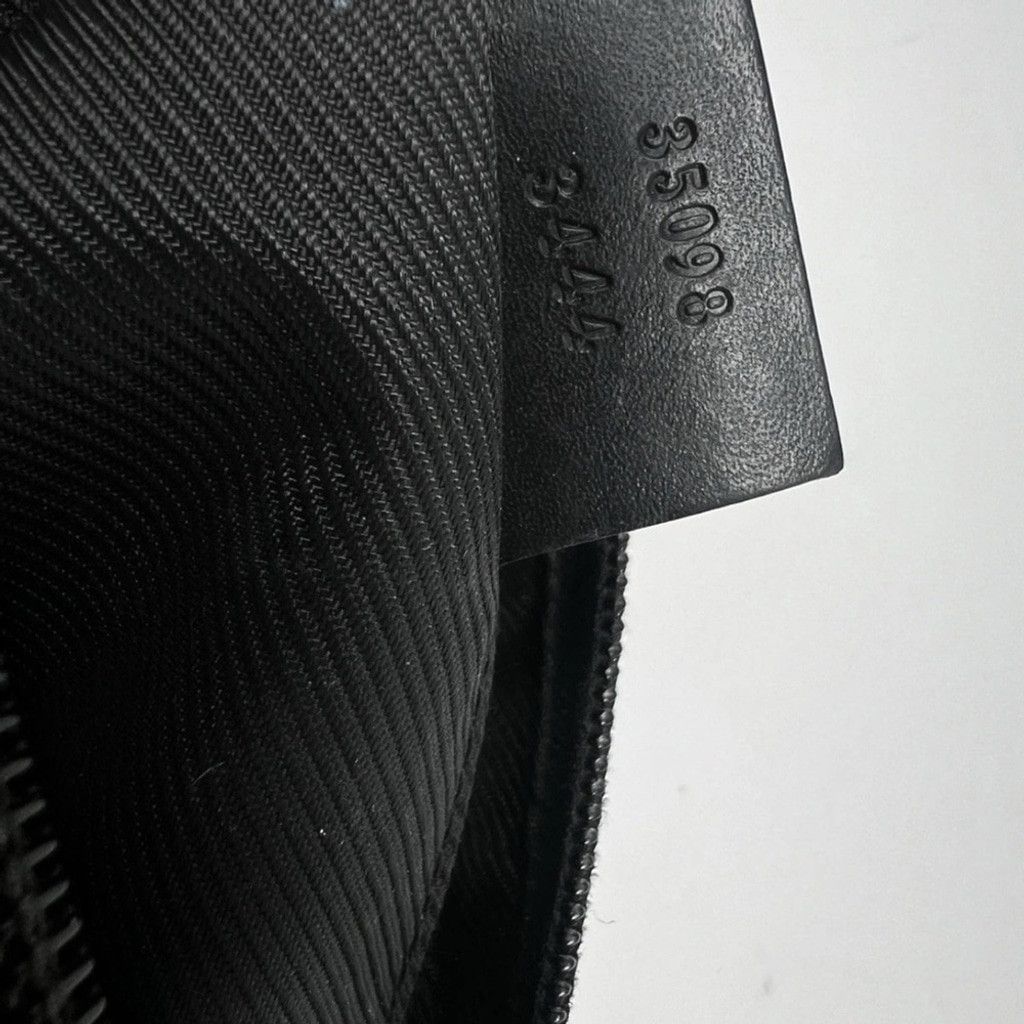 Gucci Gucci Black Denim Monogram Hobo Half Moon Shoulder Bag Size ONE SIZE - 13 Thumbnail