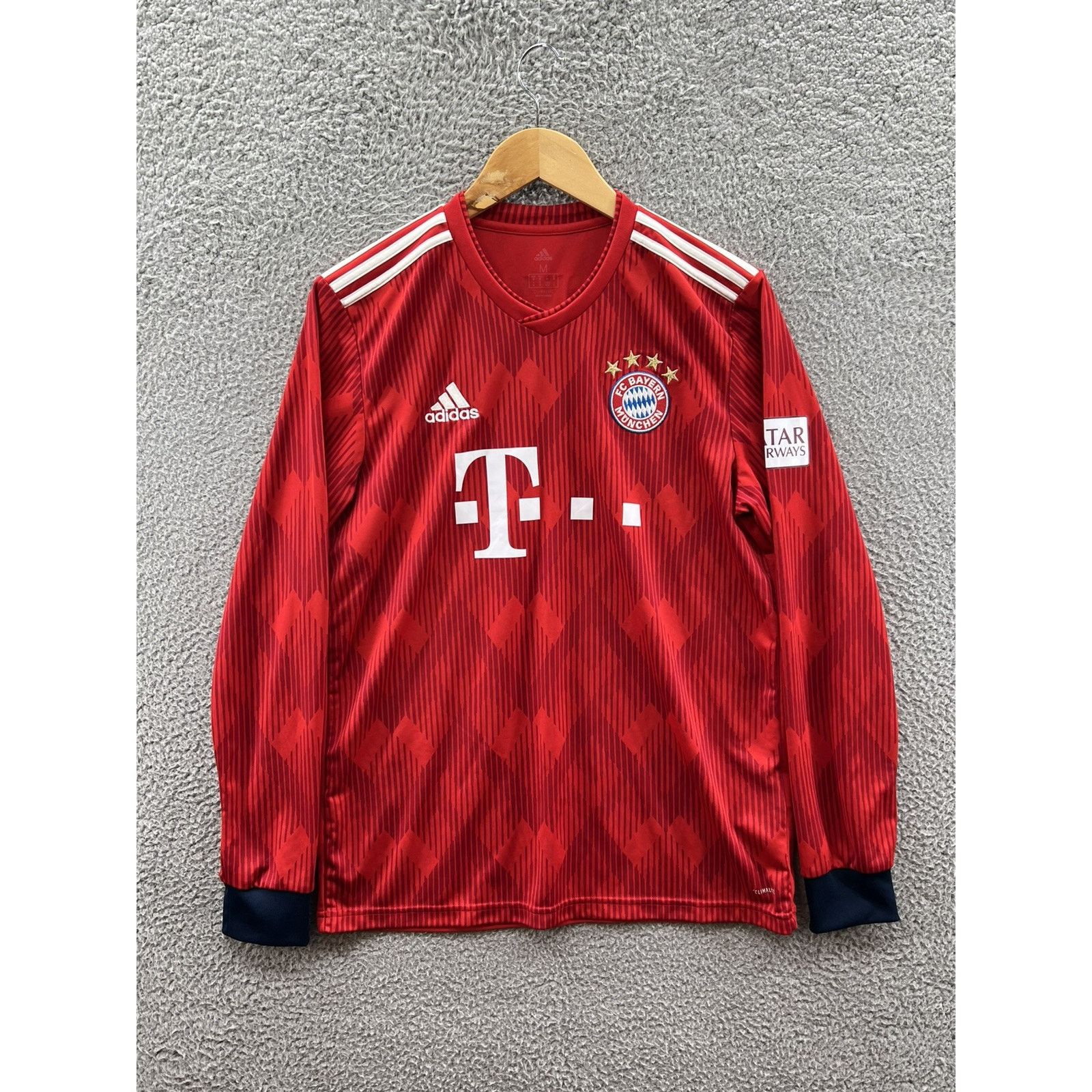 Adidas Adidas Bayern Munich Home Soccer Football Long-Sleeve Jersey Size US M / EU 48-50 / 2 - 1 Thumbnail