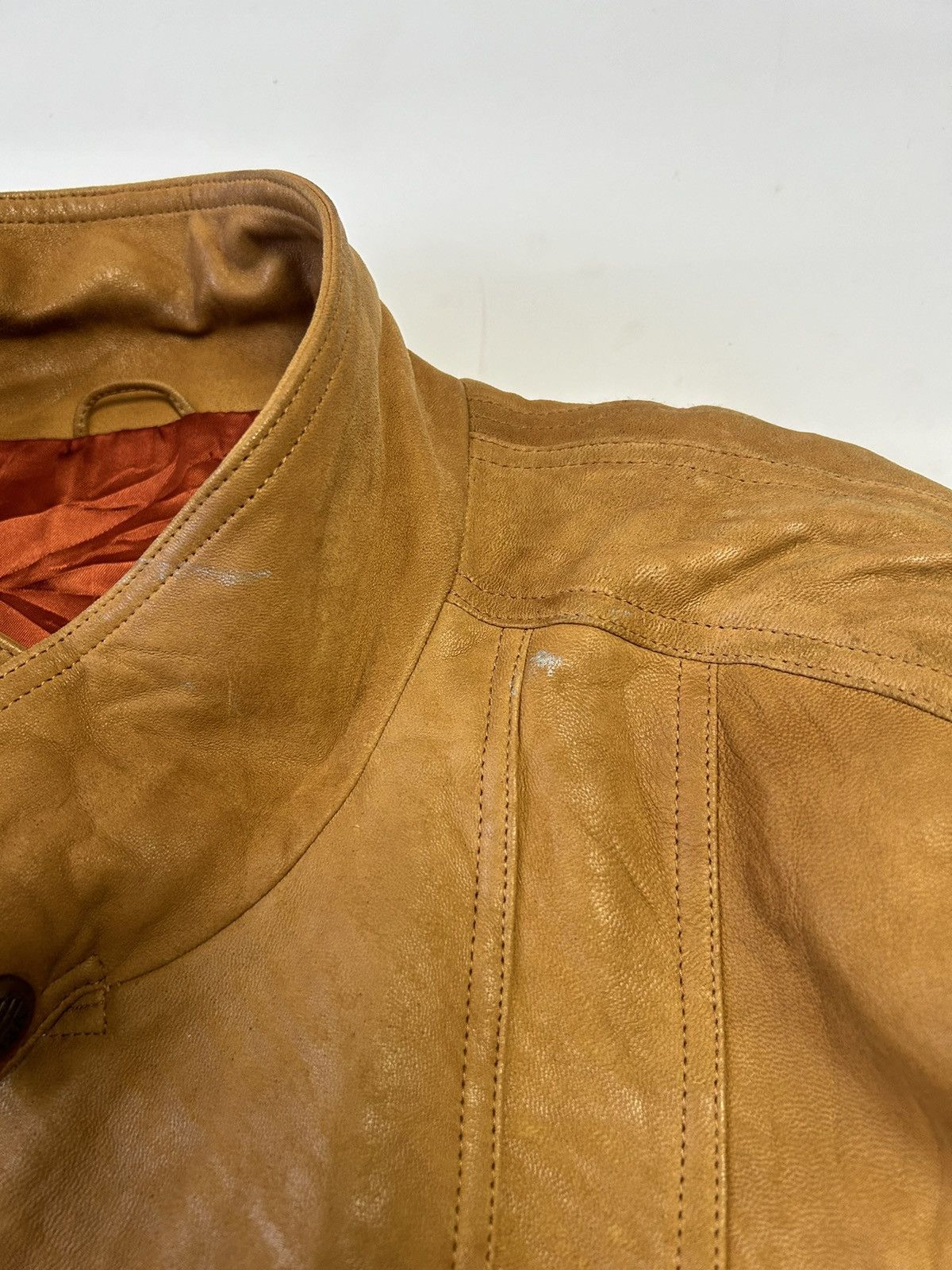 Genuine Leather × Leather × Vintage LEATHER BROWN BOMBER JACKET Size US M / EU 48-50 / 2 - 4 Thumbnail
