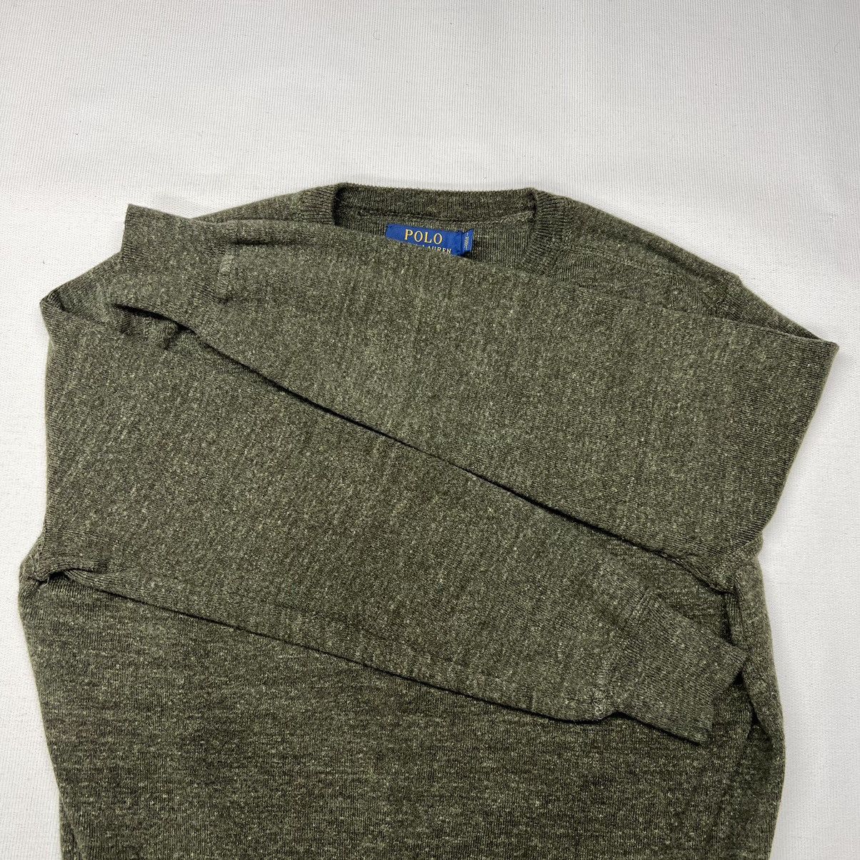 Polo Ralph Lauren Polo Ralph Lauren Sweater Green Pullover Crewneck Knit Olive Size US S / EU 44-46 / 1 - 7 Thumbnail