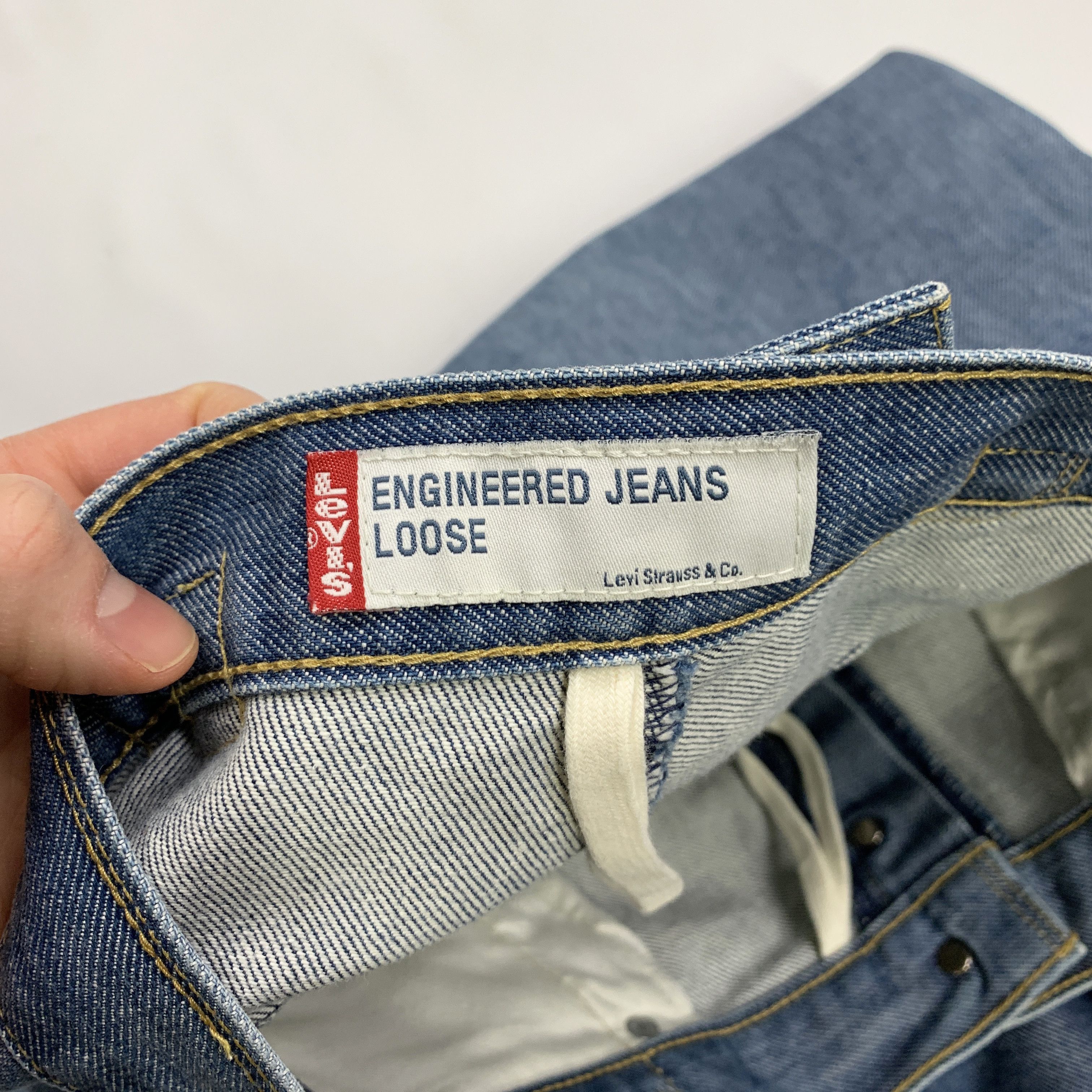Levi's Engineered 00's Loose Denim Jeans Size US 31 - 5 Thumbnail