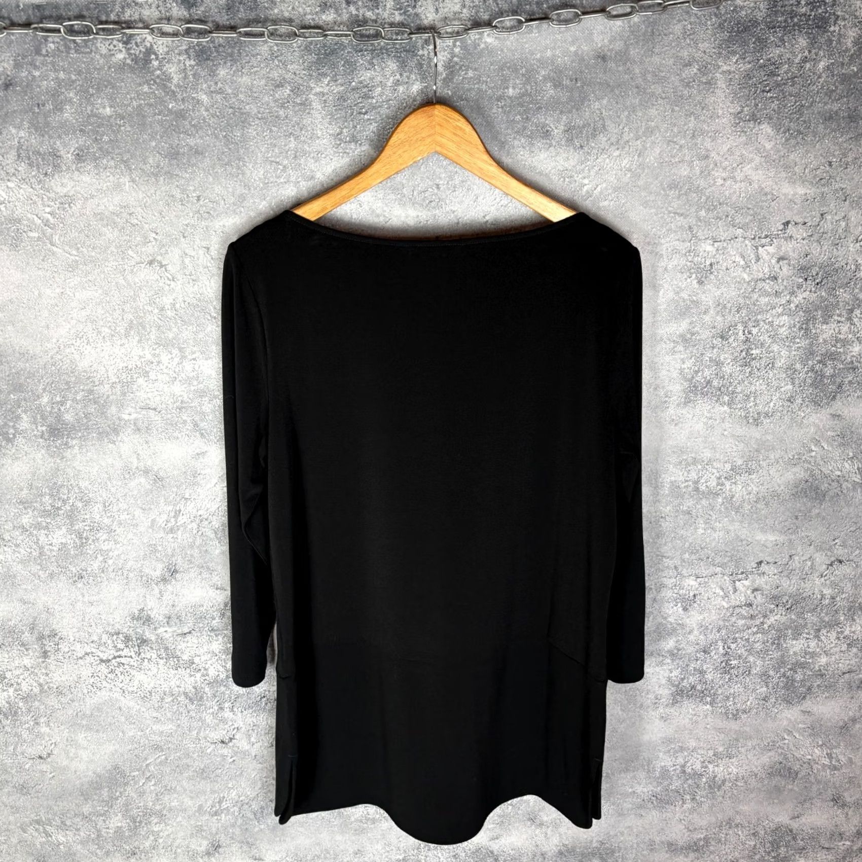 Ralph Lauren Ralph Lauren Blouse Tunic Long Sleeve Black Polyester Elastane Size L Womens Size L / US 10 / IT 46 - 7 Thumbnail