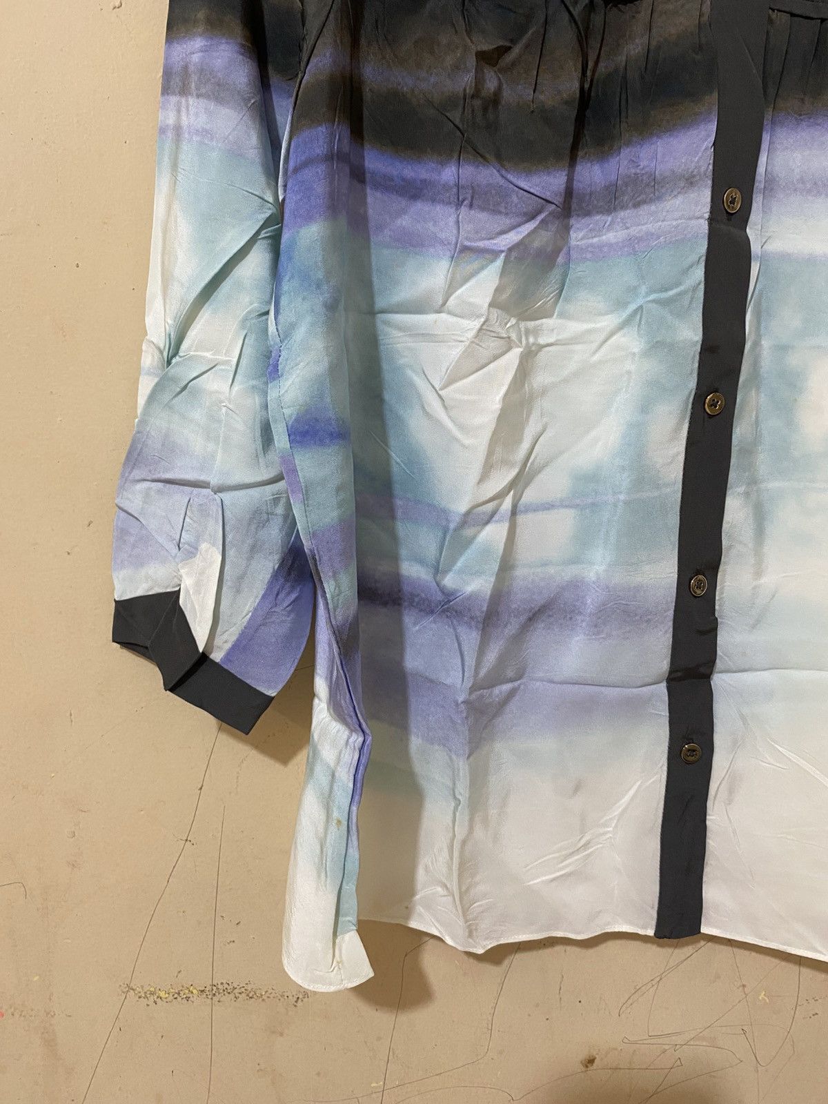 Diane von Furstenberg Diane von Furstenberg Rainbow Blouse Silk Size M / US 6-8 / IT 42-44 - 5 Thumbnail
