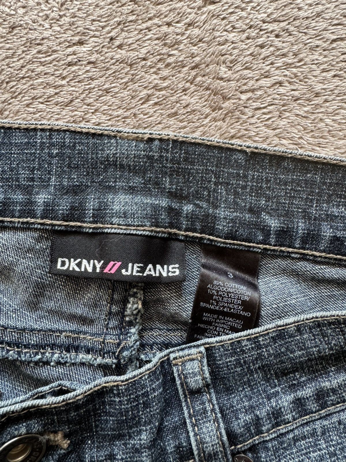 If Six Was Nine Flared DKNY Y2K Crazy Jean LGB ifsixwasnine vibe Size 27" / US 4 / IT 40 - 8 Thumbnail
