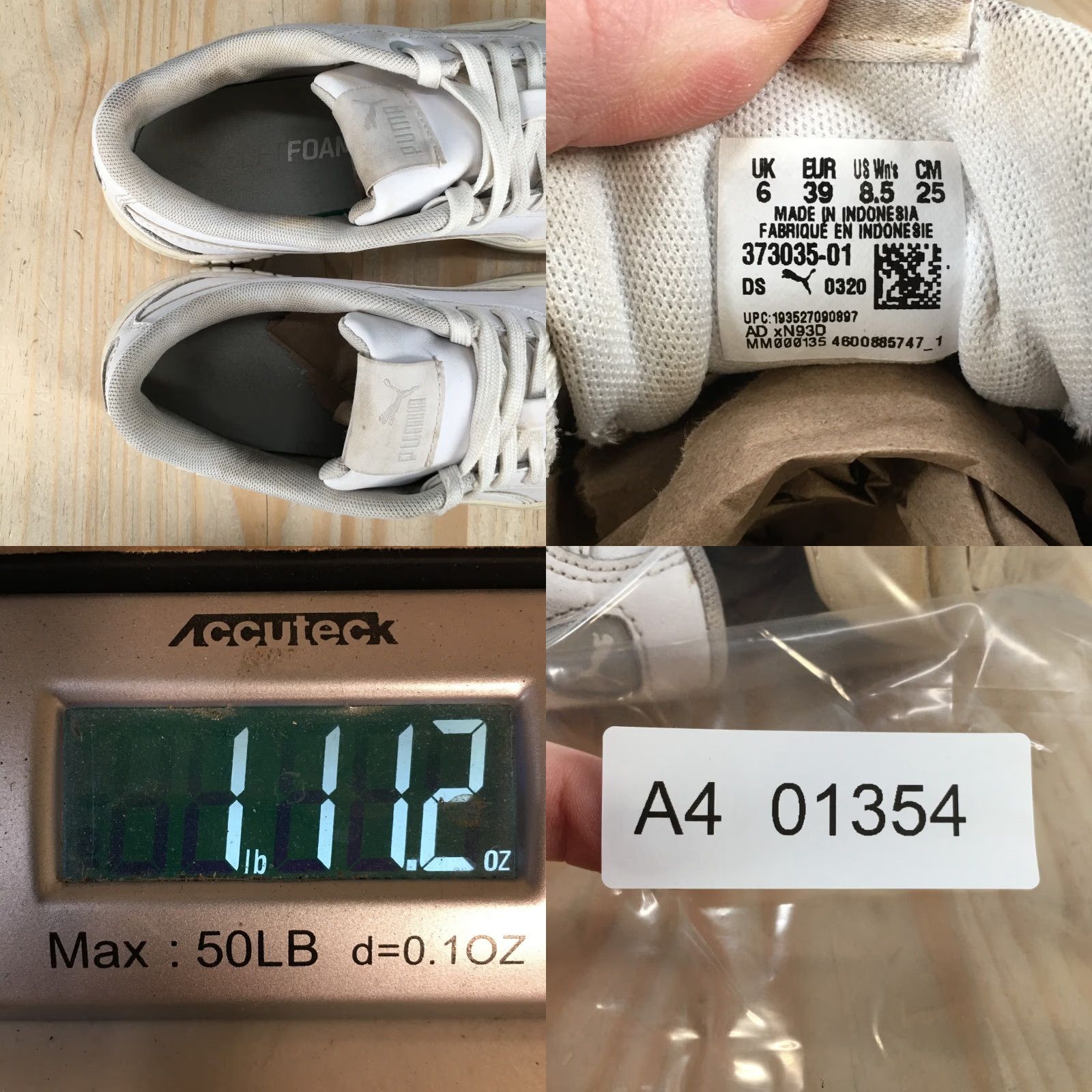 Puma Puma Shoes Womens 8.5 Smash Platform V2 Low Top Sneakers 373035-01 White Leather Size M / US 6-8 / IT 42-44 - 10 Thumbnail