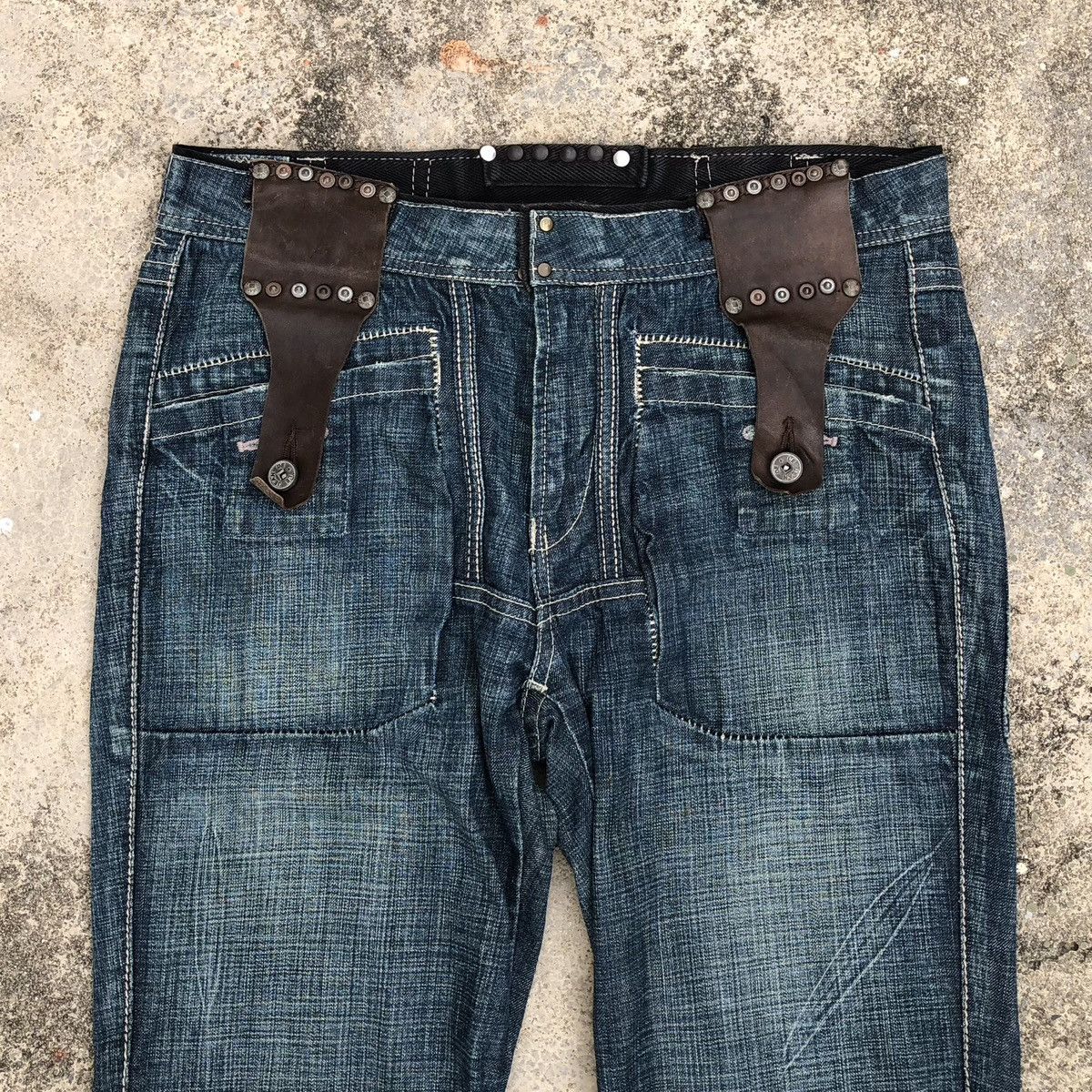 Marithe + Francois Girbaud MARITHE FRANCOIS GIRBAUD Straight Cut Denim Jeans Size US 32 / EU 48 - 3 Thumbnail