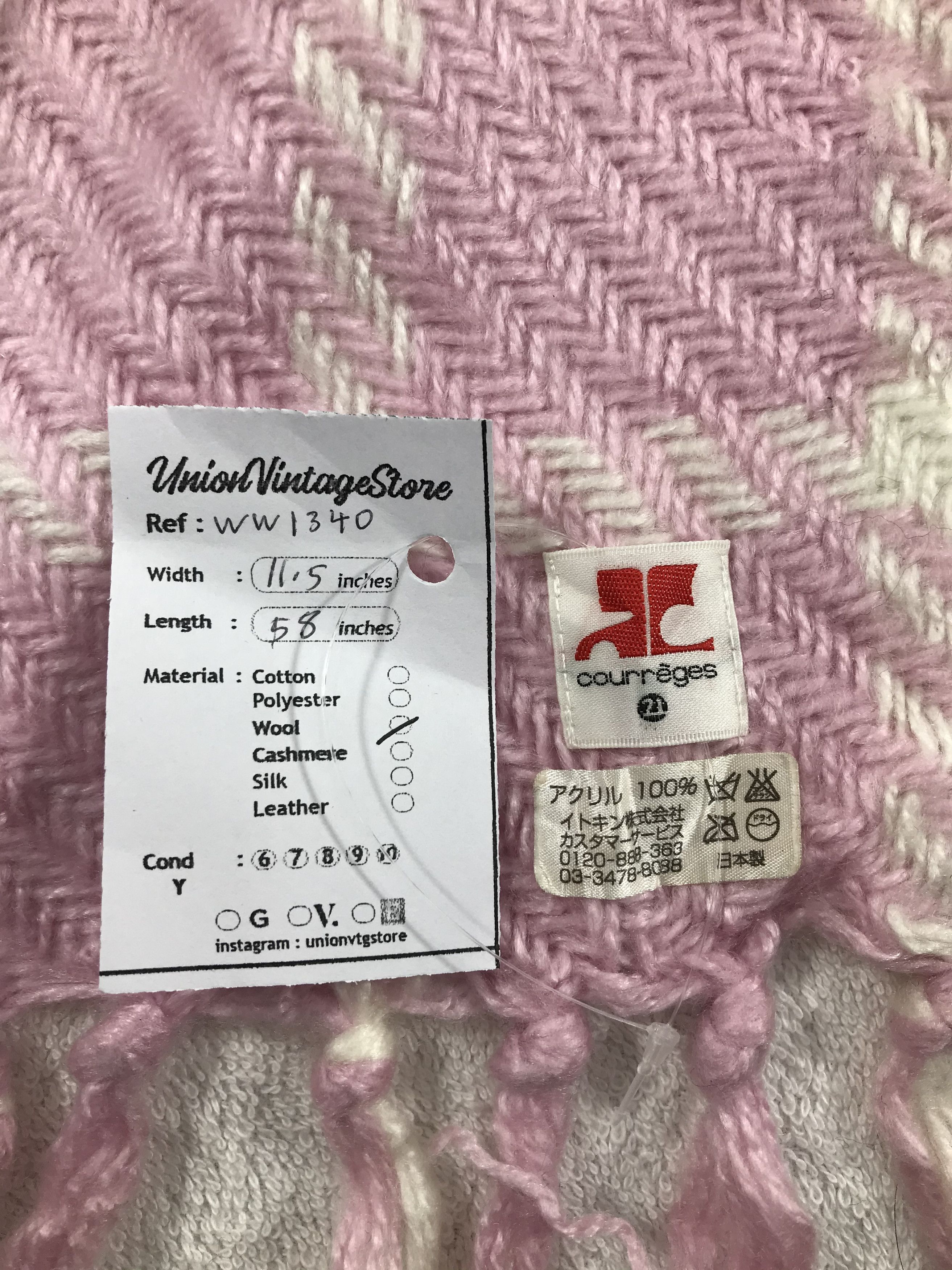 Courreges Courreges Scarf / Muffler / Neckwear - WW1340 Size ONE SIZE - 5 Thumbnail