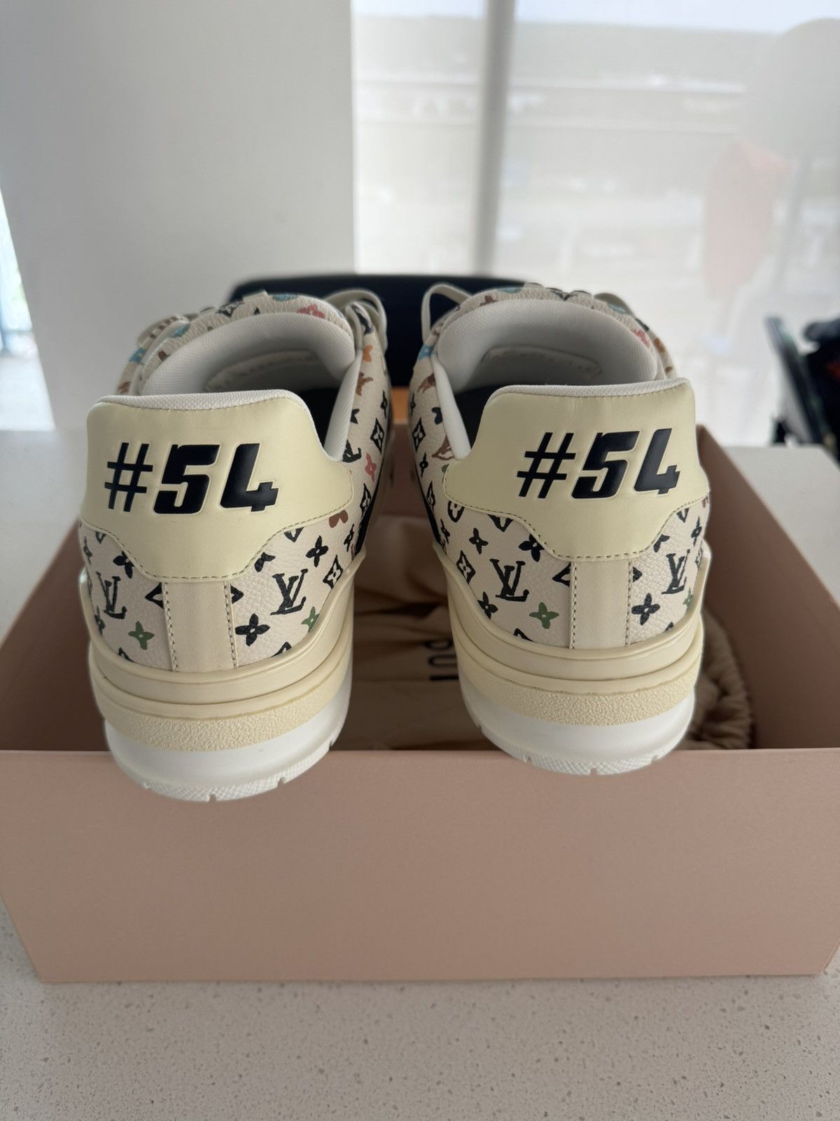 Louis Vuitton × Tyler The Creator Tyler The Creator Louis Vuitton Trainer Beige Size US 13 / EU 46 - 4 Thumbnail