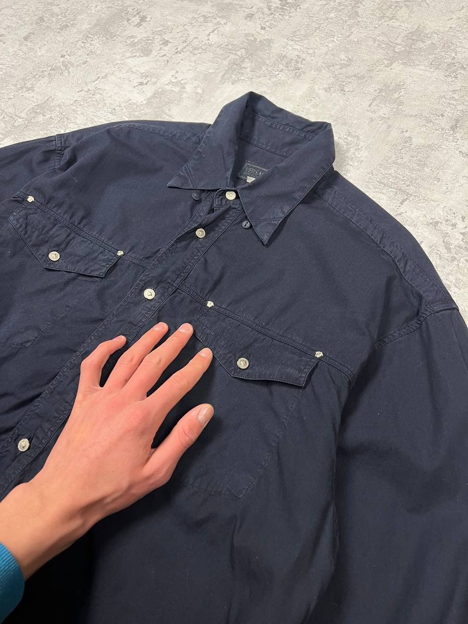 Versace Vintage Versace Shirt Medusa Size US XL / EU 56 / 4 - 5 Thumbnail