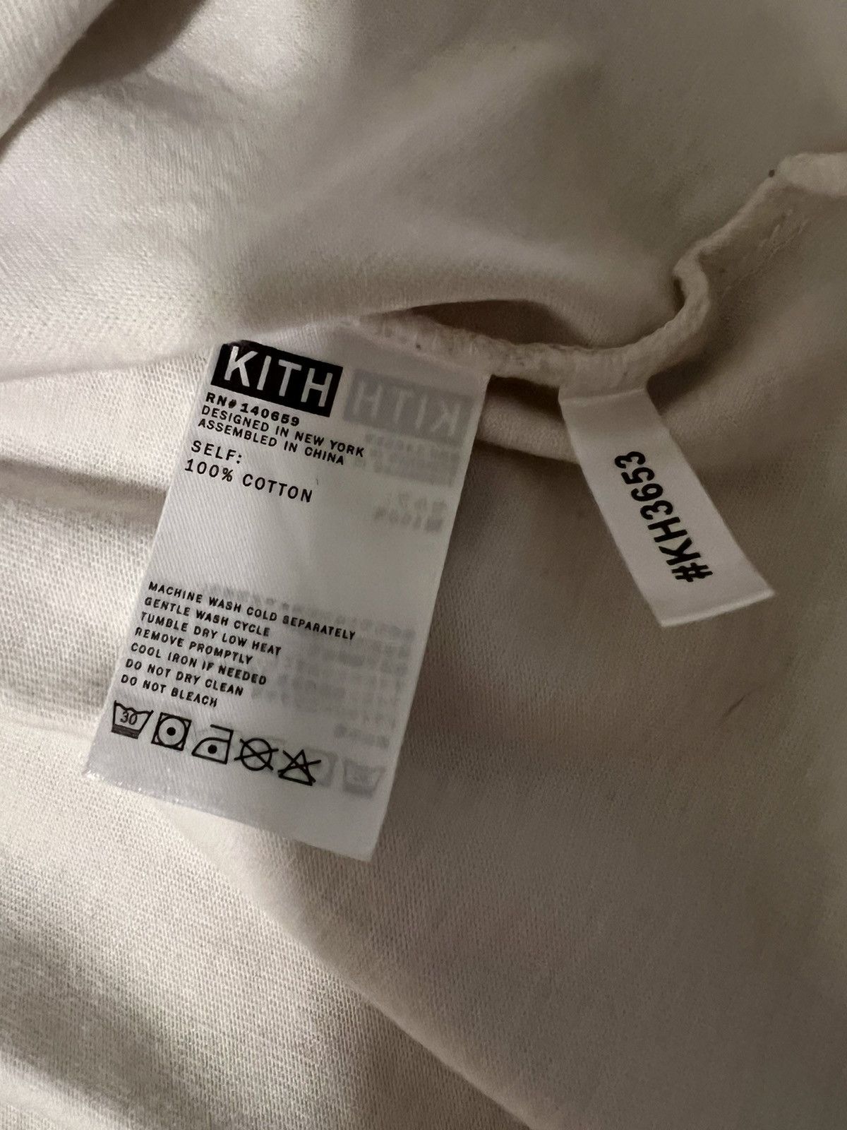 Kith Kith Floral Serif Tee - Turtledove - Size Medium Size US M / EU 48-50 / 2 - 4 Thumbnail