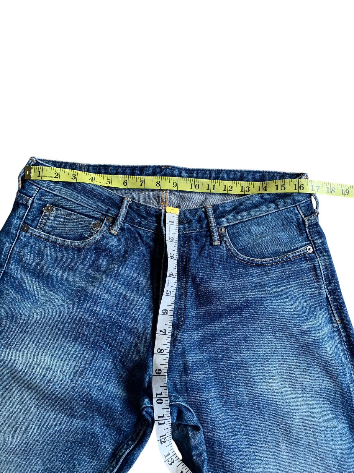 Japanese Brand × Kapital × Vintage JAPAN BLUE JEANS SELVEDGE DISTRESSED DENIM Size US 33 - 20 Thumbnail
