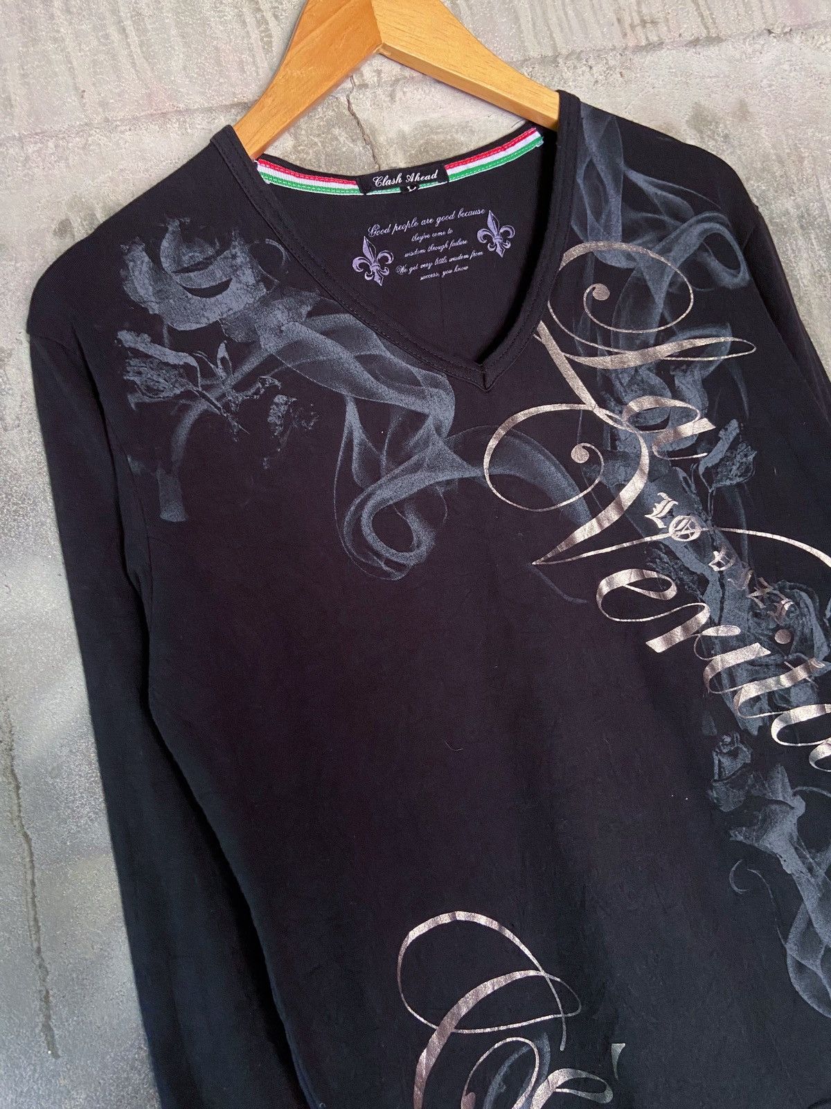 Beauty Beast × Hysteric Glamour × Japanese Brand GOOD PEOPLE ARE GOOD CLASH AHEAD LONG SLEEVE Size US M / EU 48-50 / 2 - 6 Thumbnail