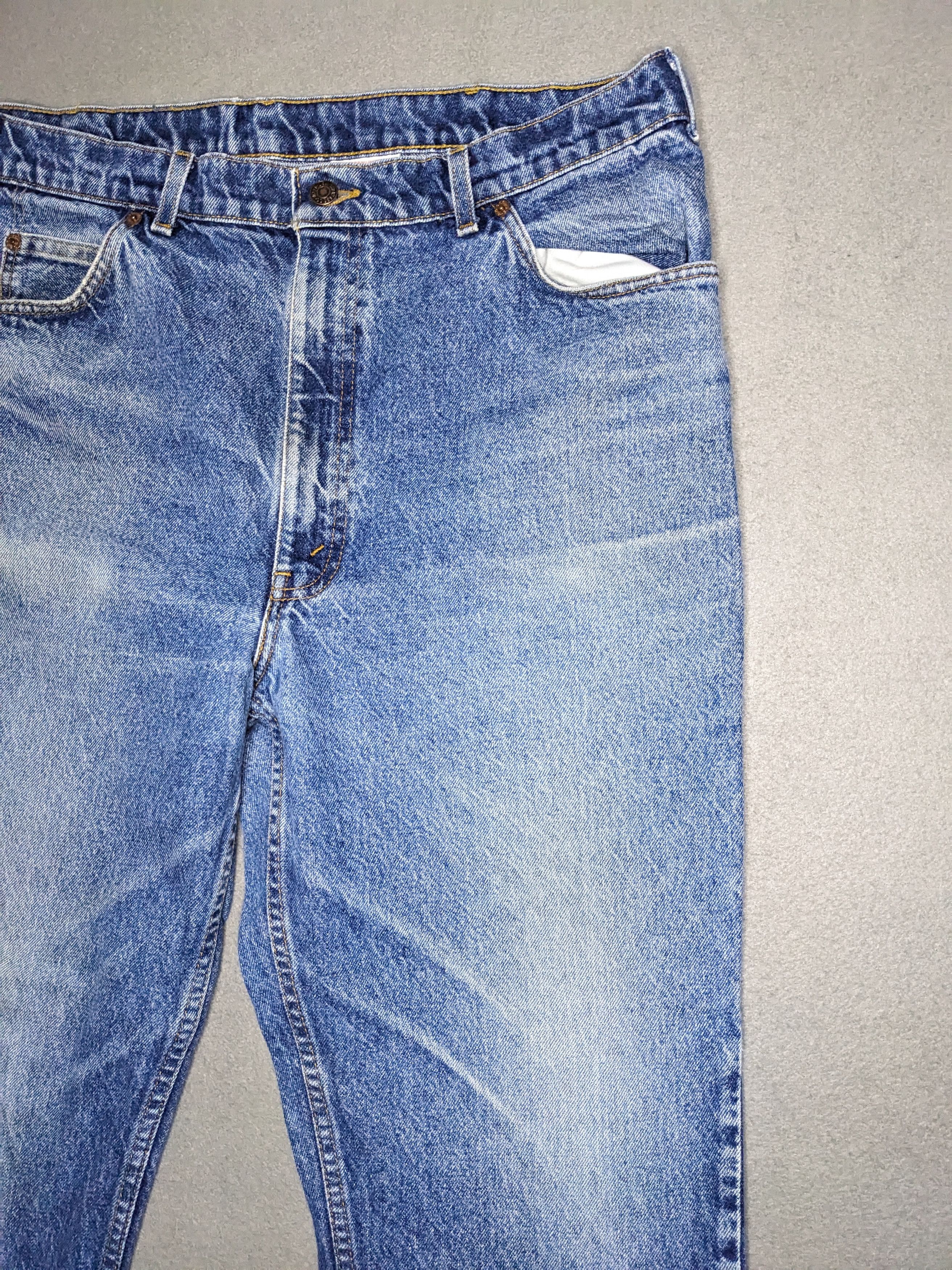 Levi's VINTAGE Y2K Levis Orange Tab 619 Jeans Mens 35x30 Denim Size US 35 - 3 Thumbnail