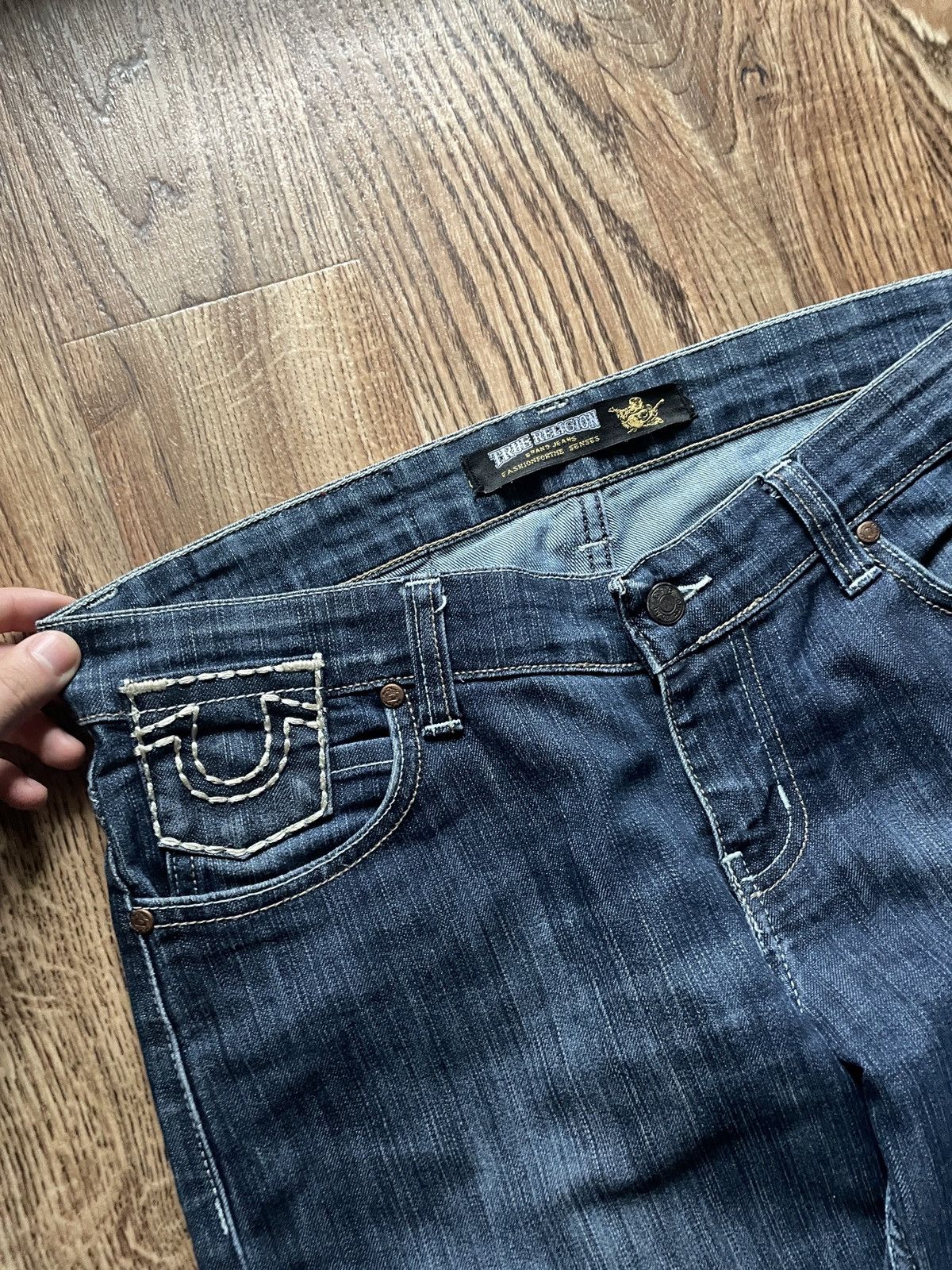 True Religion Women’s Vintage True Religion Jeans Rare Y2K Size 33" - 3 Thumbnail
