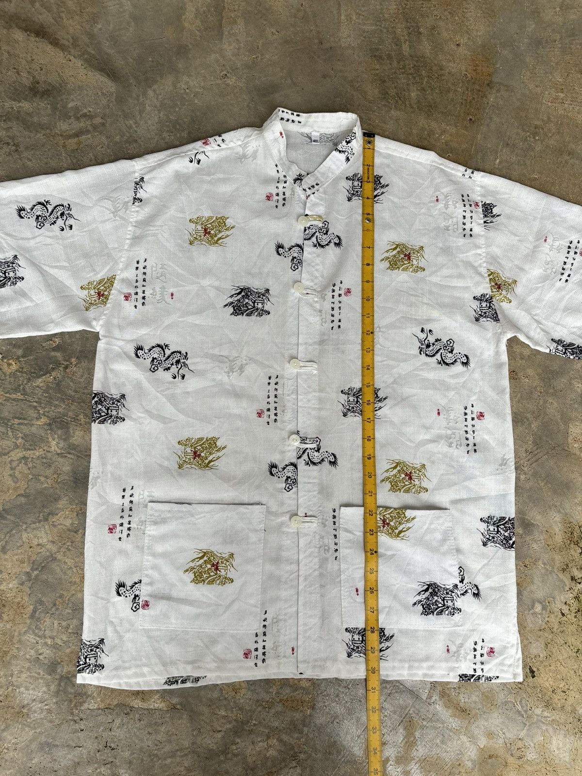 Hysteric Glamour Y2k Sukajan Dragon Double Pocket Shirt Size US XL / EU 56 / 4 - 9 Thumbnail
