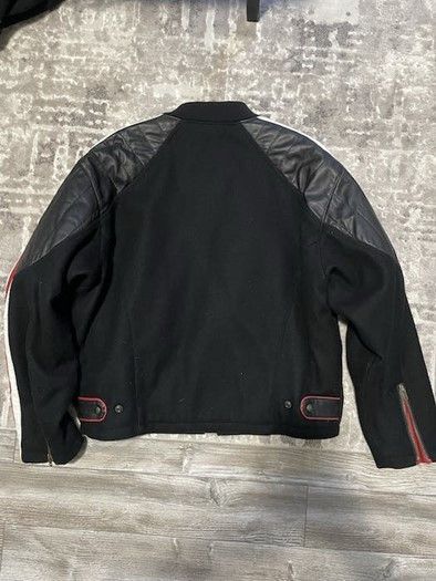 Vintage Vintage Bicker Jacket Bomber Leather Stripes Size US L / EU 52-54 / 3 - 5 Thumbnail
